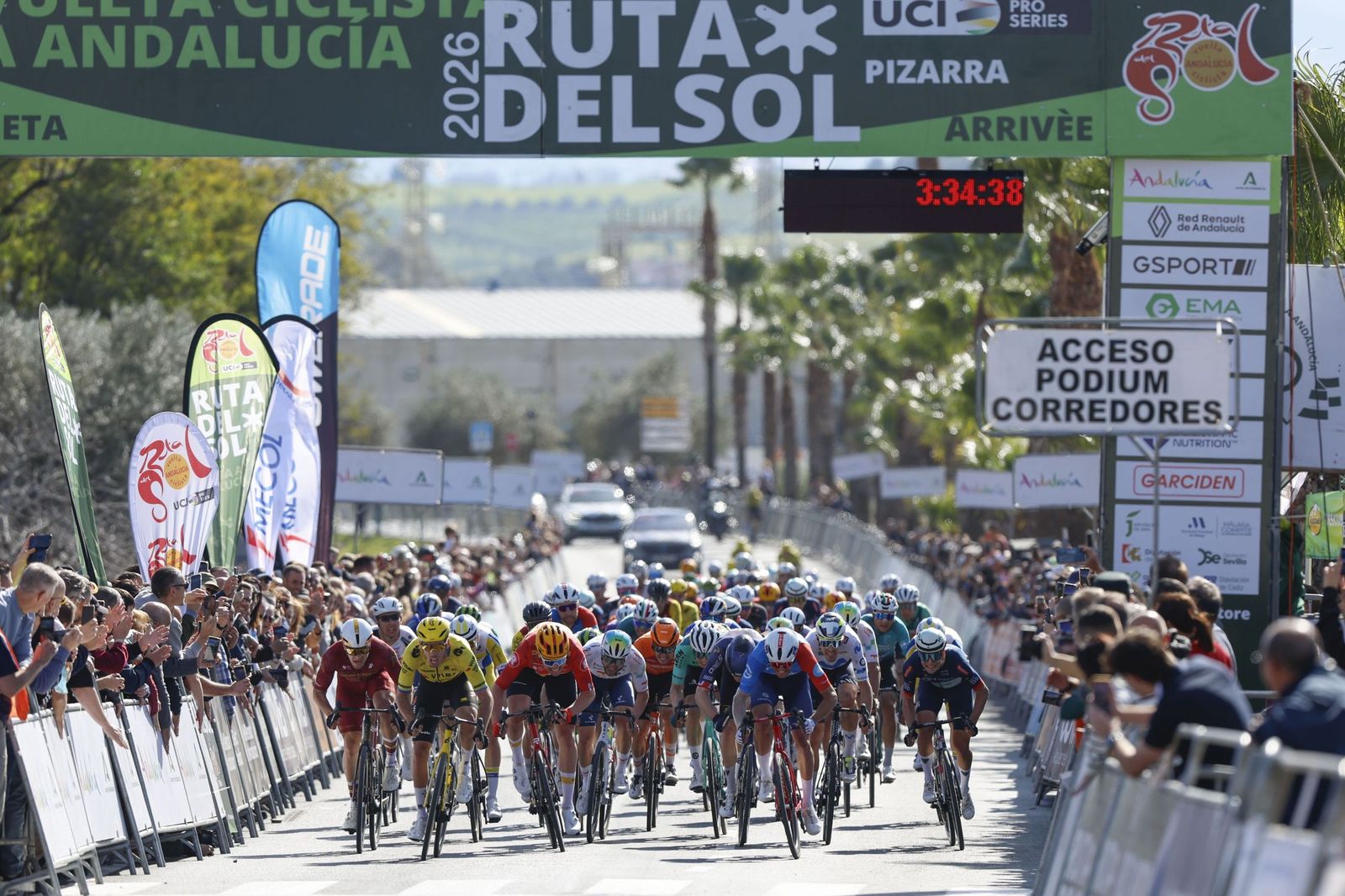 Llegada de la primera etapa de la Ruta del Sol.