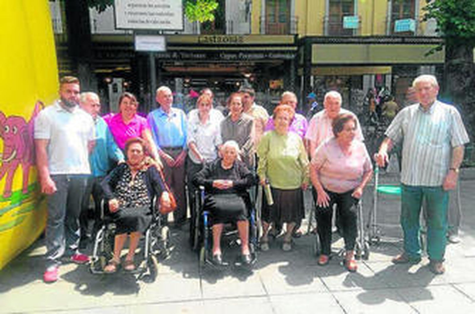 Los residentes de la UED El Infante disfrutaron de la mañana.
