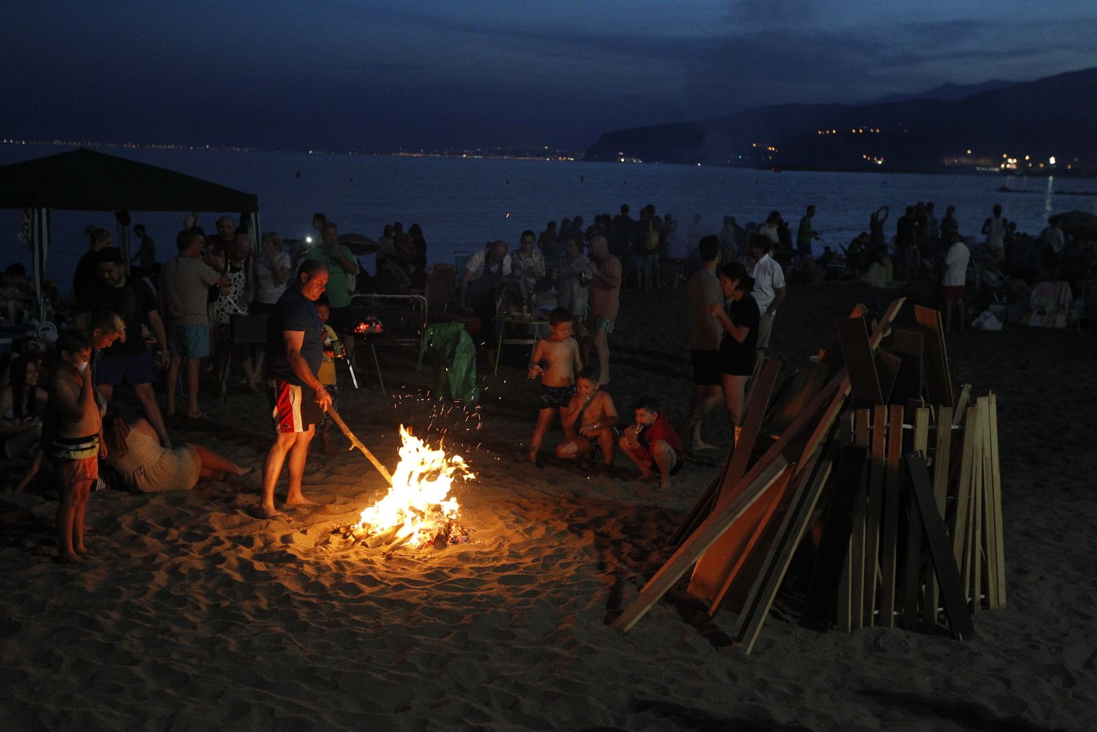 Fotogalería Noche de San Juan. El Zapillo. Almeria