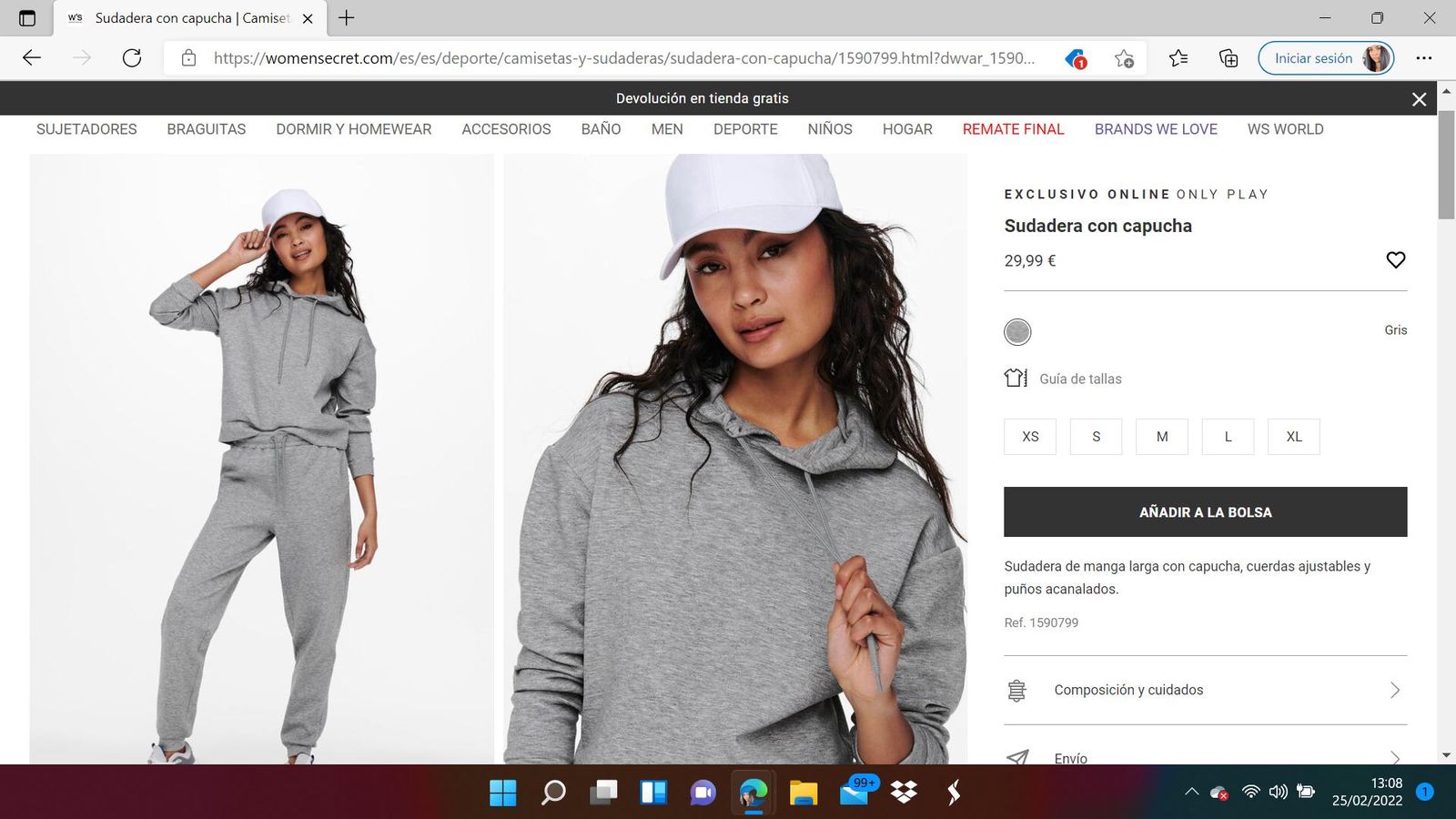 Sudadera con capucha