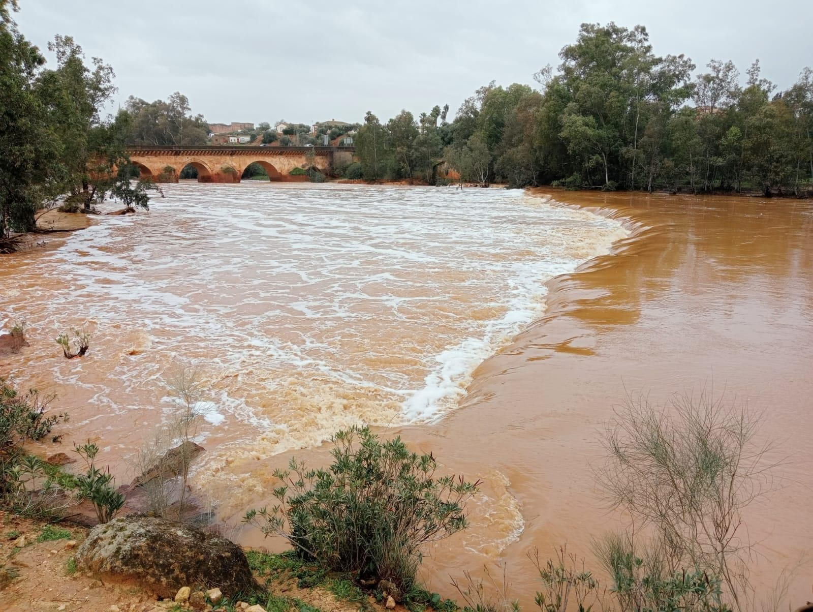 Escenarios de la provincia de Huelva en el segundo día de la borrasca Garoé Escenarios de la provincia de Huelva en el segundo día de la borrasca Garoé