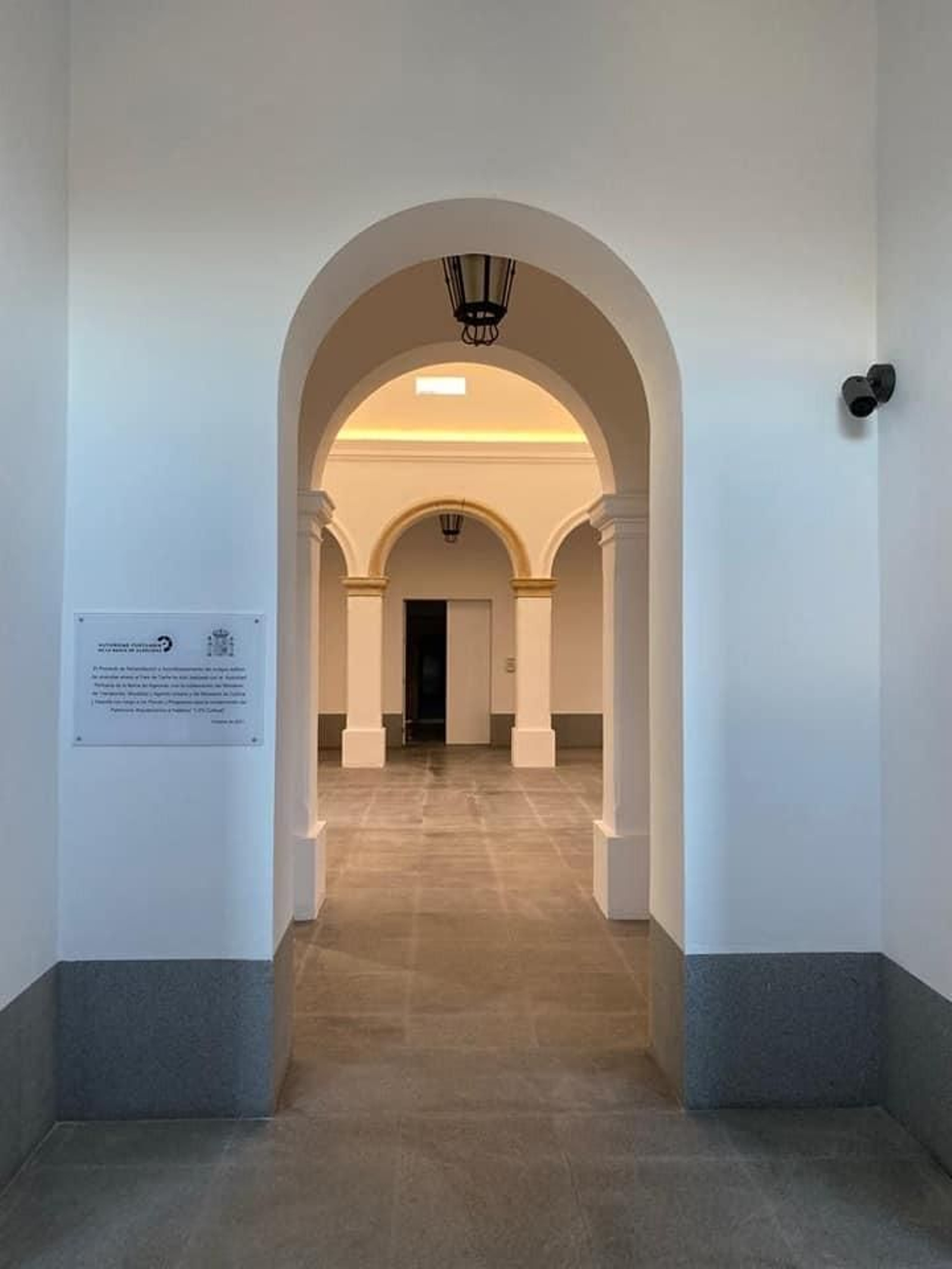 Así ha quedado el faro de la Isla de Tarifa