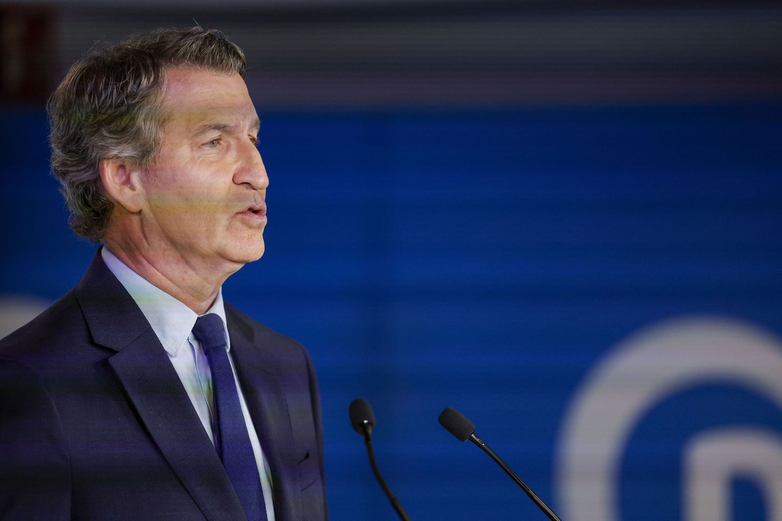 El presidente del PP, Alberto Núñez Feijóo.