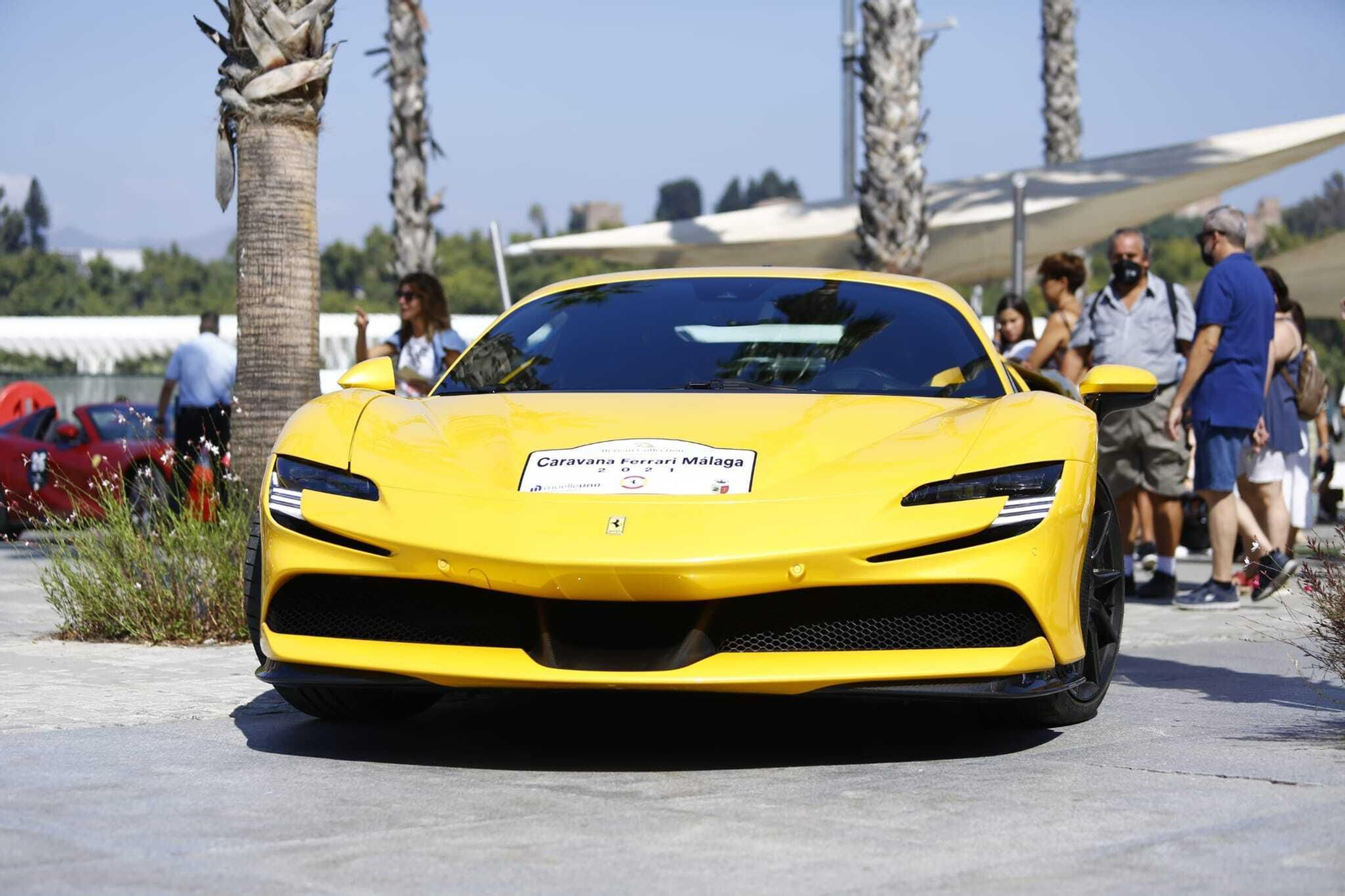 La Caravana solidaria de Ferrari en Málaga, en fotos