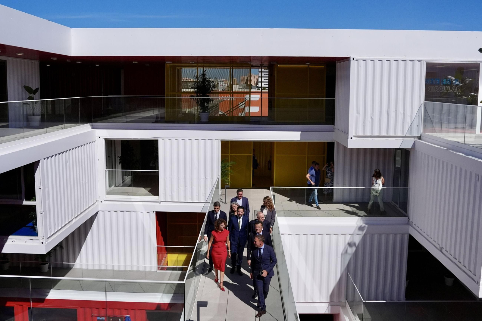 Inauguración del nuevo edificio de la incubadora de economía azul, Incubazul, de la Zona Franca de Cádiz.