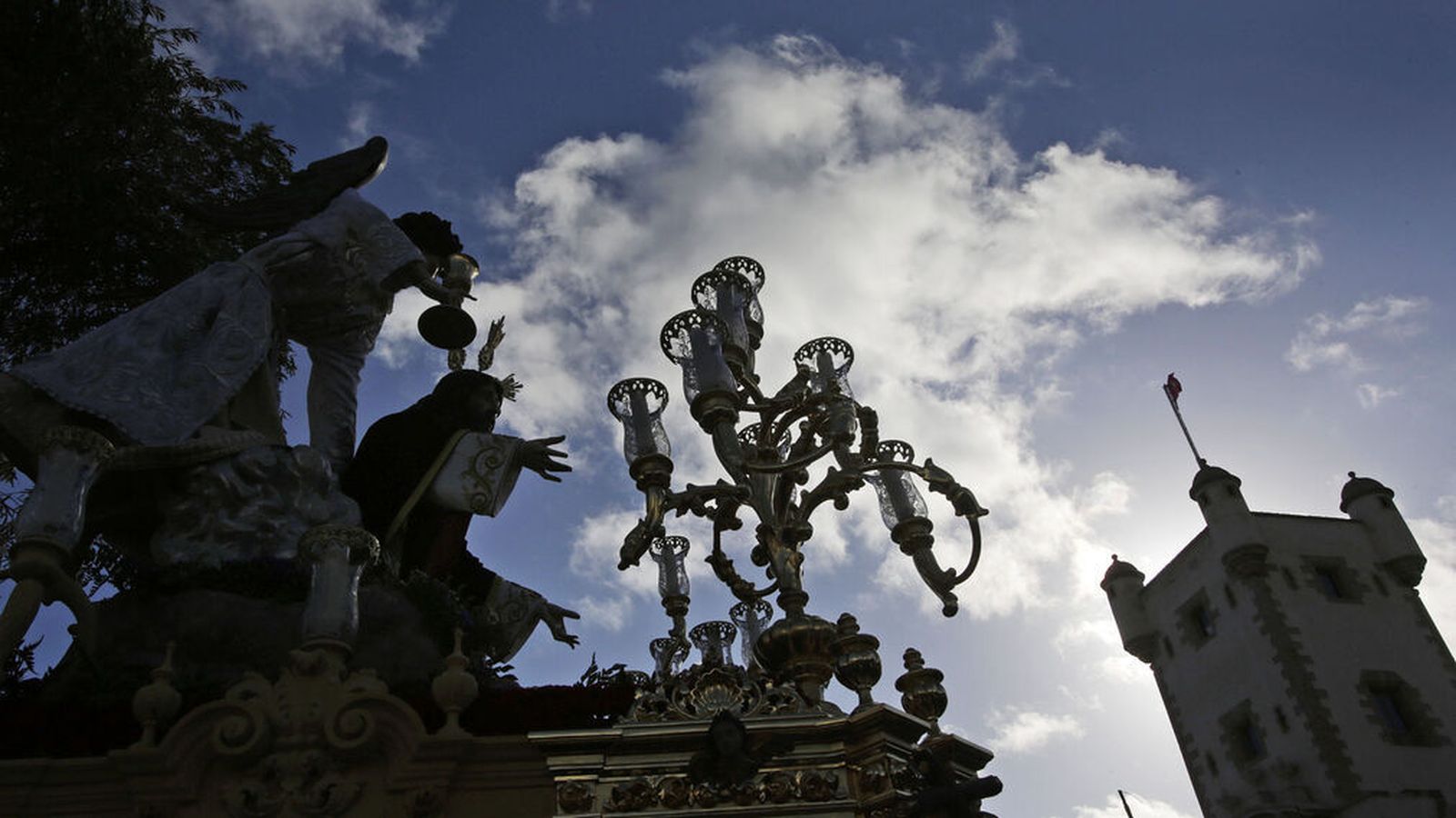 El misterio del Huerto, en su última salida el Jueves Santo de 2019.