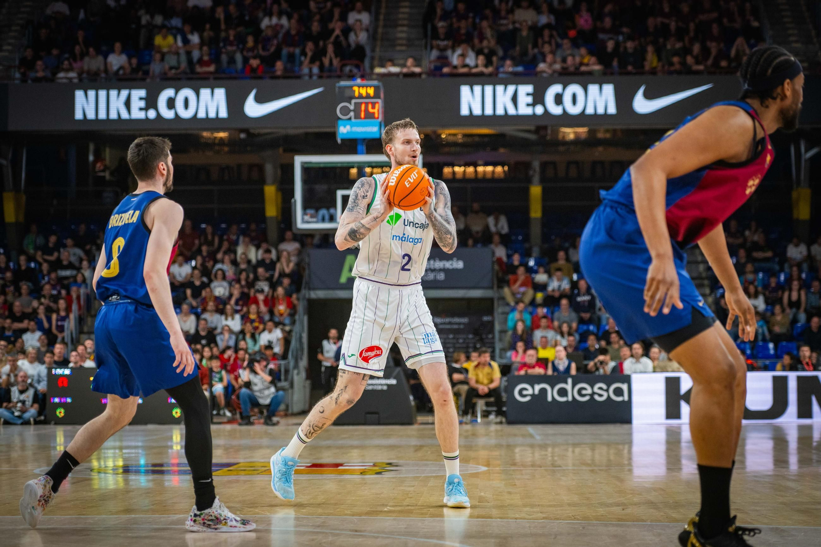 El Barcelona-Unicaja, en fotos