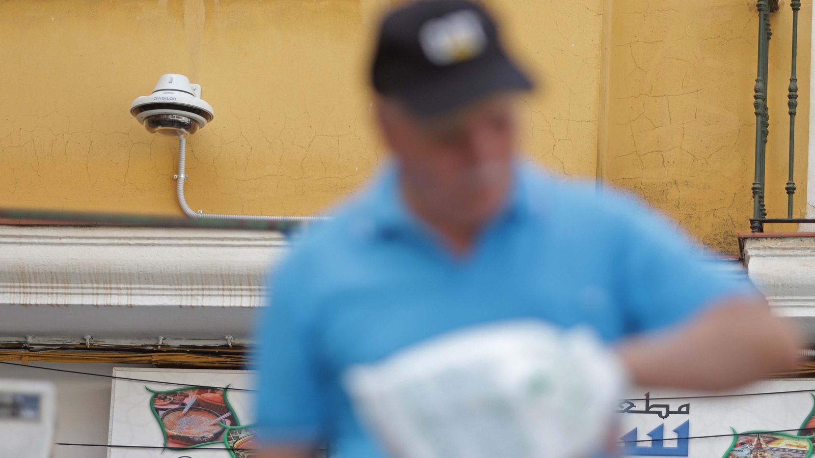 Una cámara de vigilancia en el Mercado Ingeniero Torroja