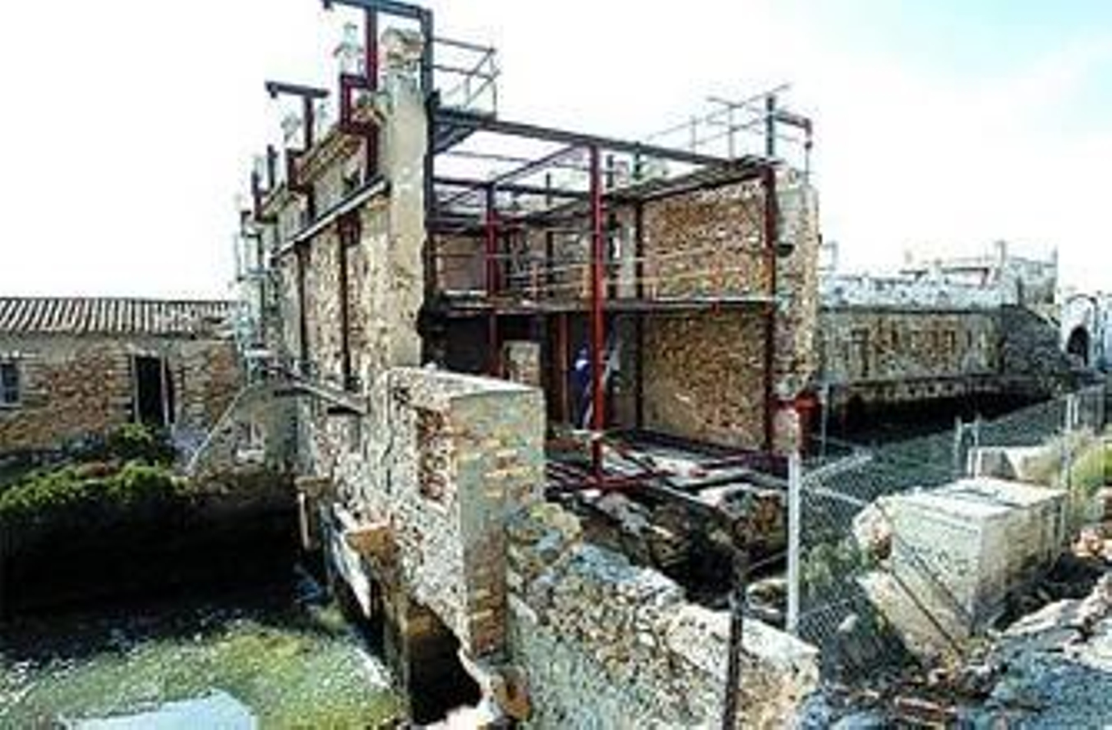 En el molino de mareas se han acometido obras de seguridad.