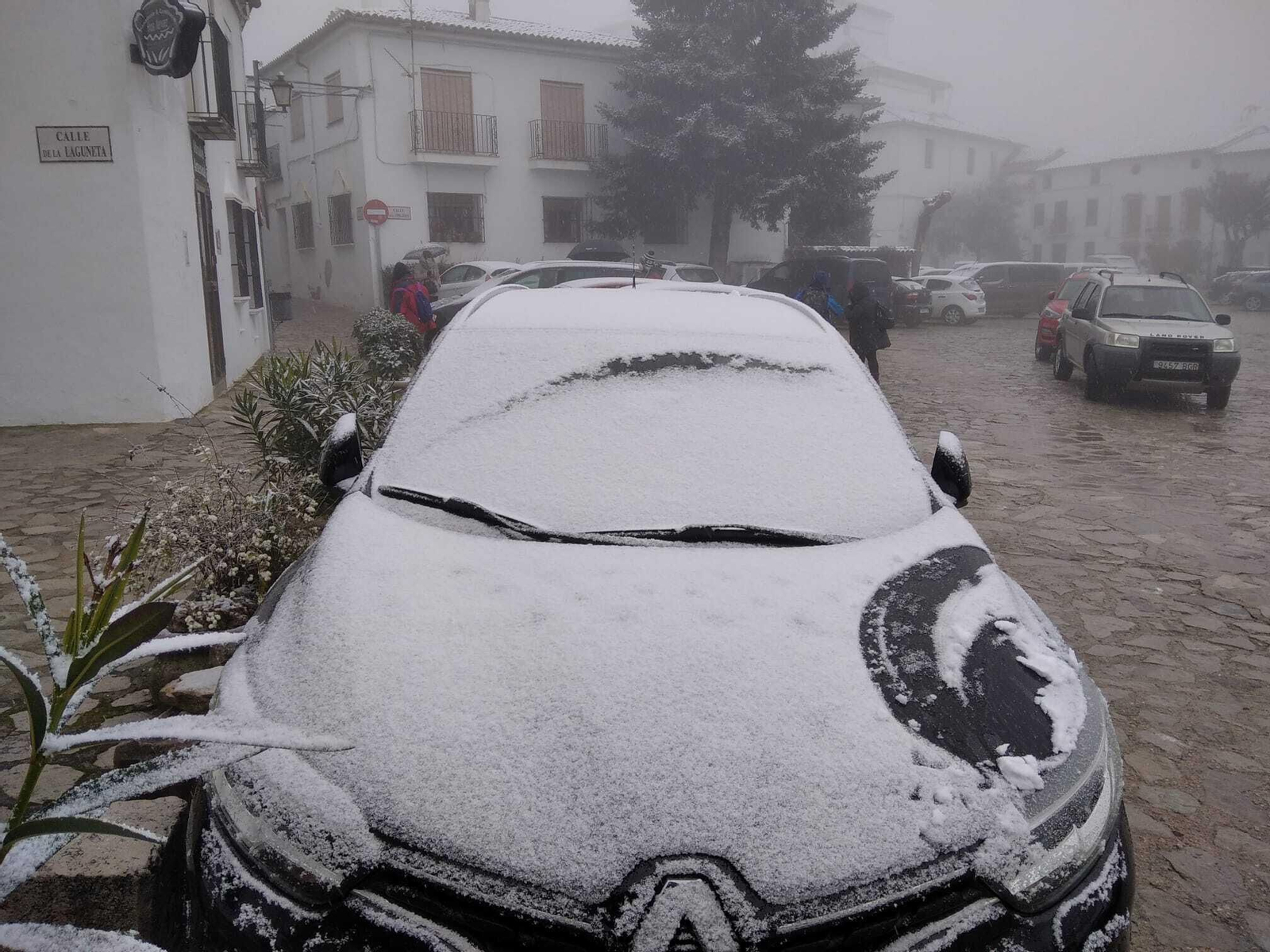 La nieve llega a Grazalema