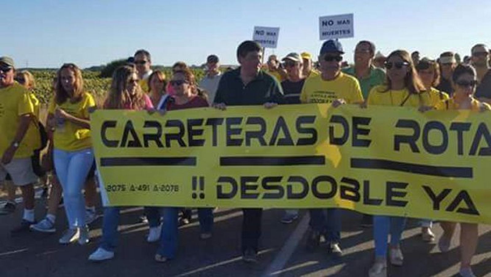 Imagen de la cabecera de la manifestación.