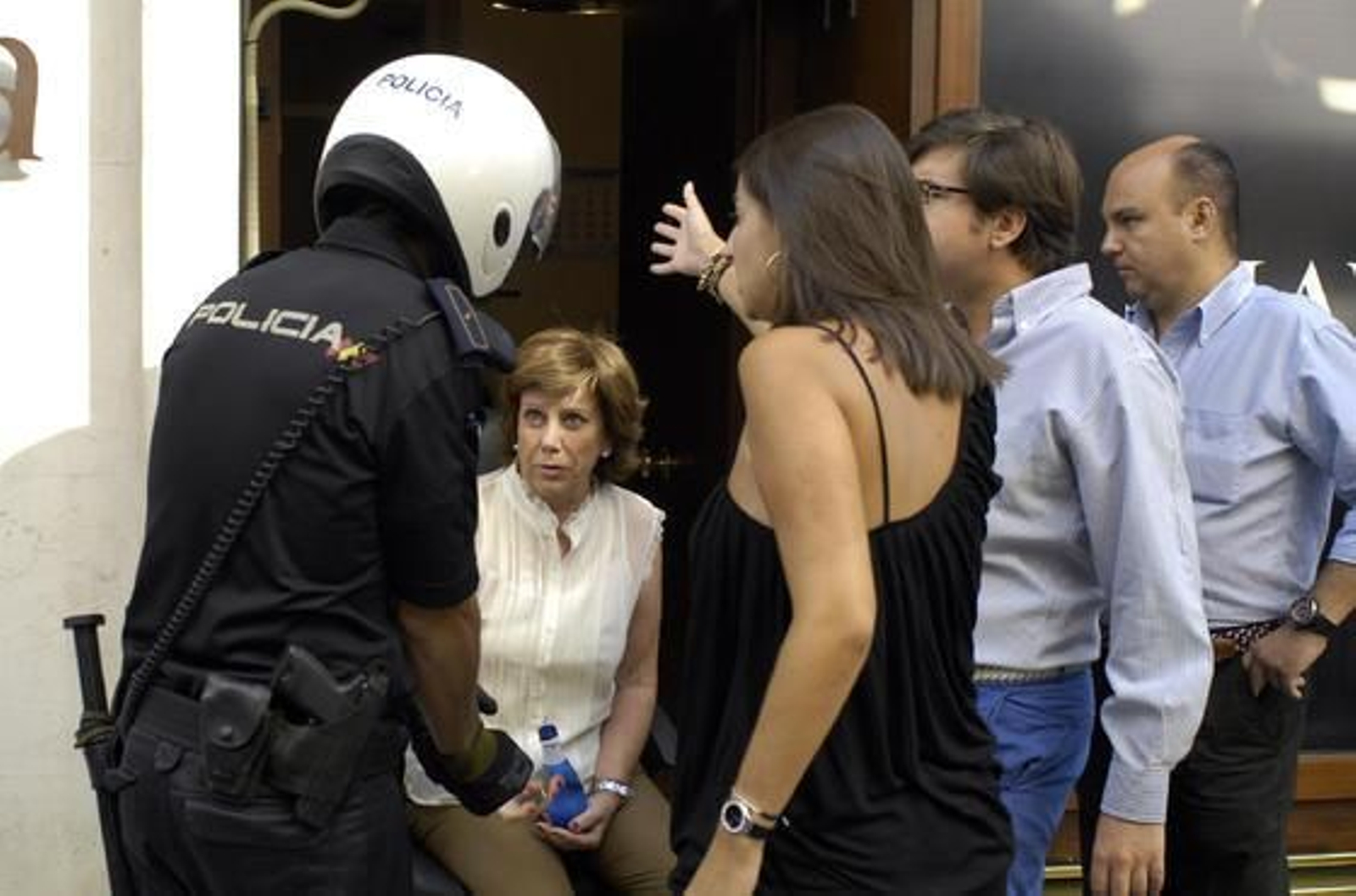 Las víctimas se mostraron nerviosas tras el suceso.

Foto: Manuel Gómez