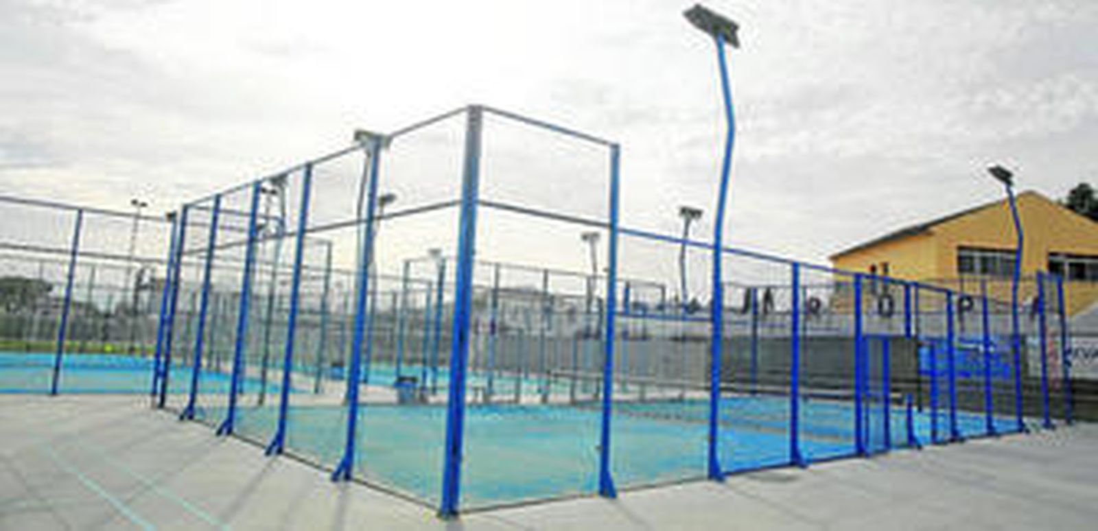 Pistas del colegio Europa, inauguradas en diciembre de 2013.