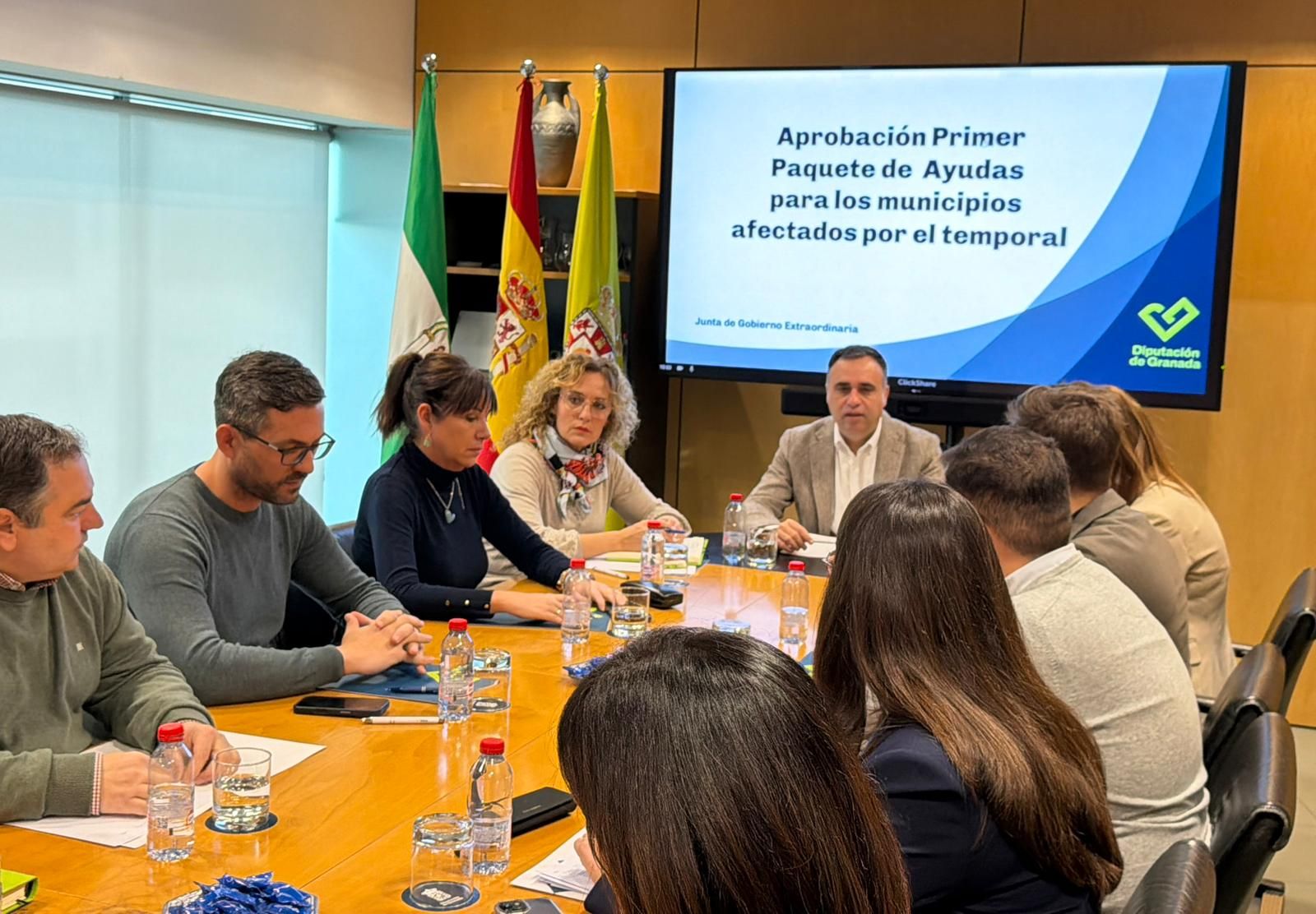 Reunión extraordinaria de la Junta de Gobierno de la Diputación este sábado.