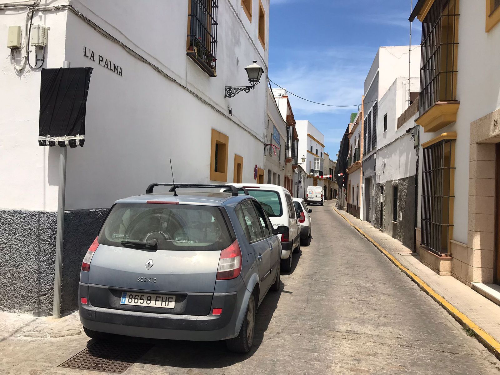 Una imagen de la calle La Palma este viernes.
