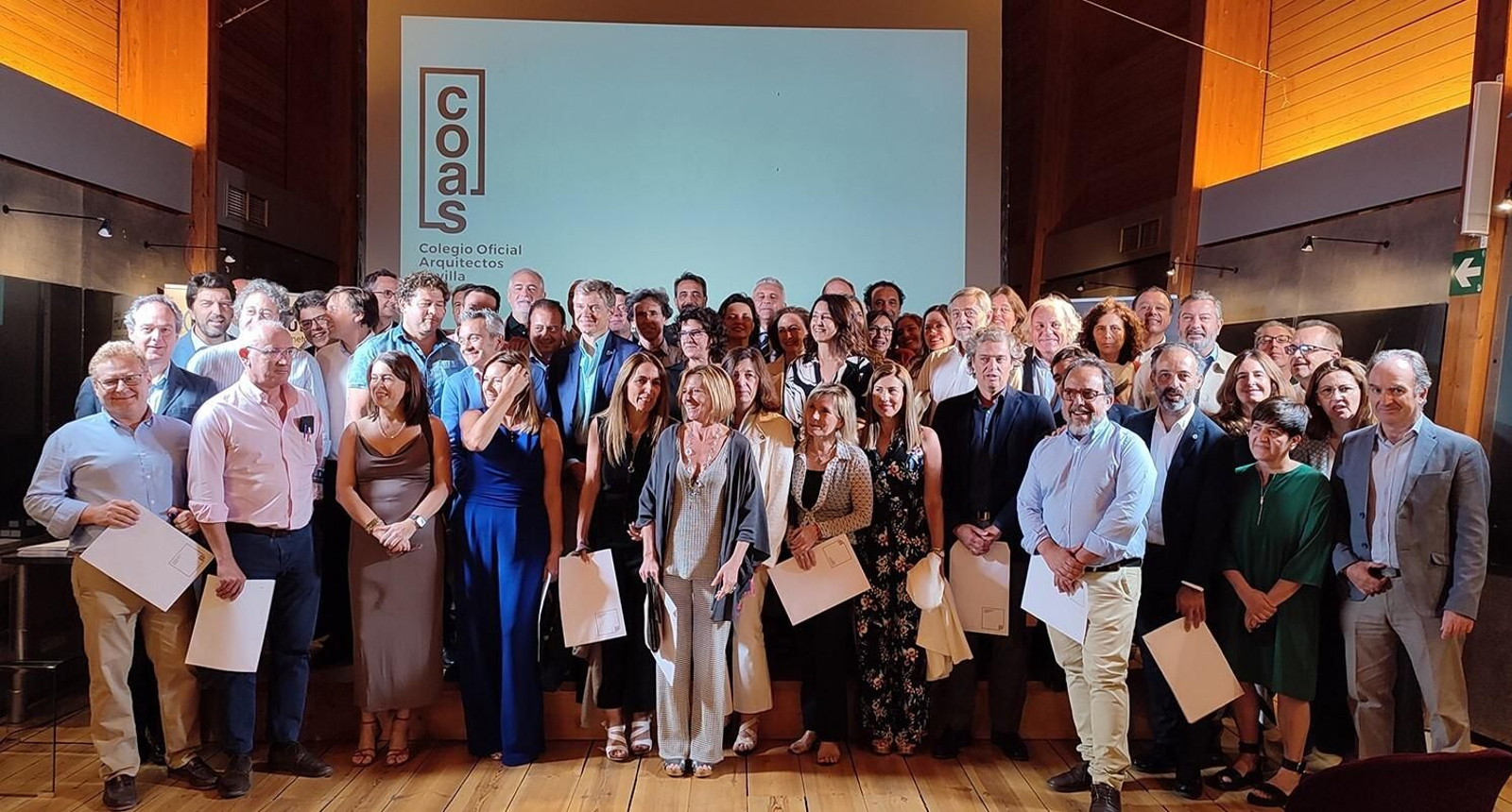 Homenaje del Colegio de Arquitectos de Sevilla a los colegiados que cumplen 50 y 25 años