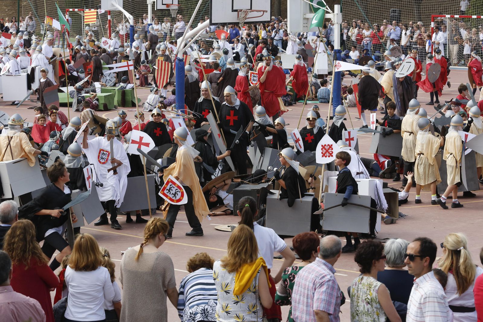 La Batalla de las Navas de Tolosa escenificada por los alumnos de El Romeral