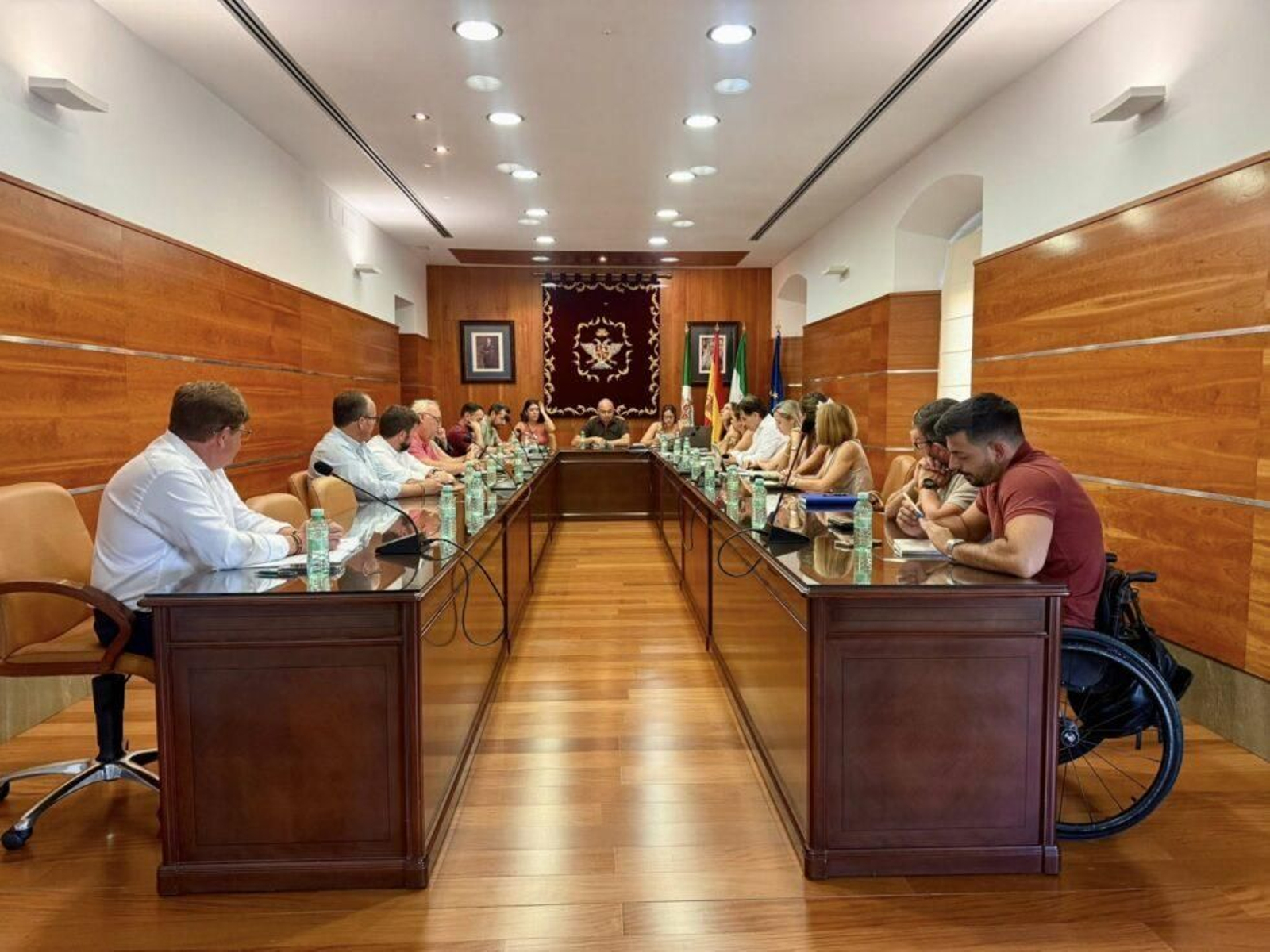 Pleno de Alhaurín El Grande donde se ha llevado a cabo el cambio de nombre de la pedanía.