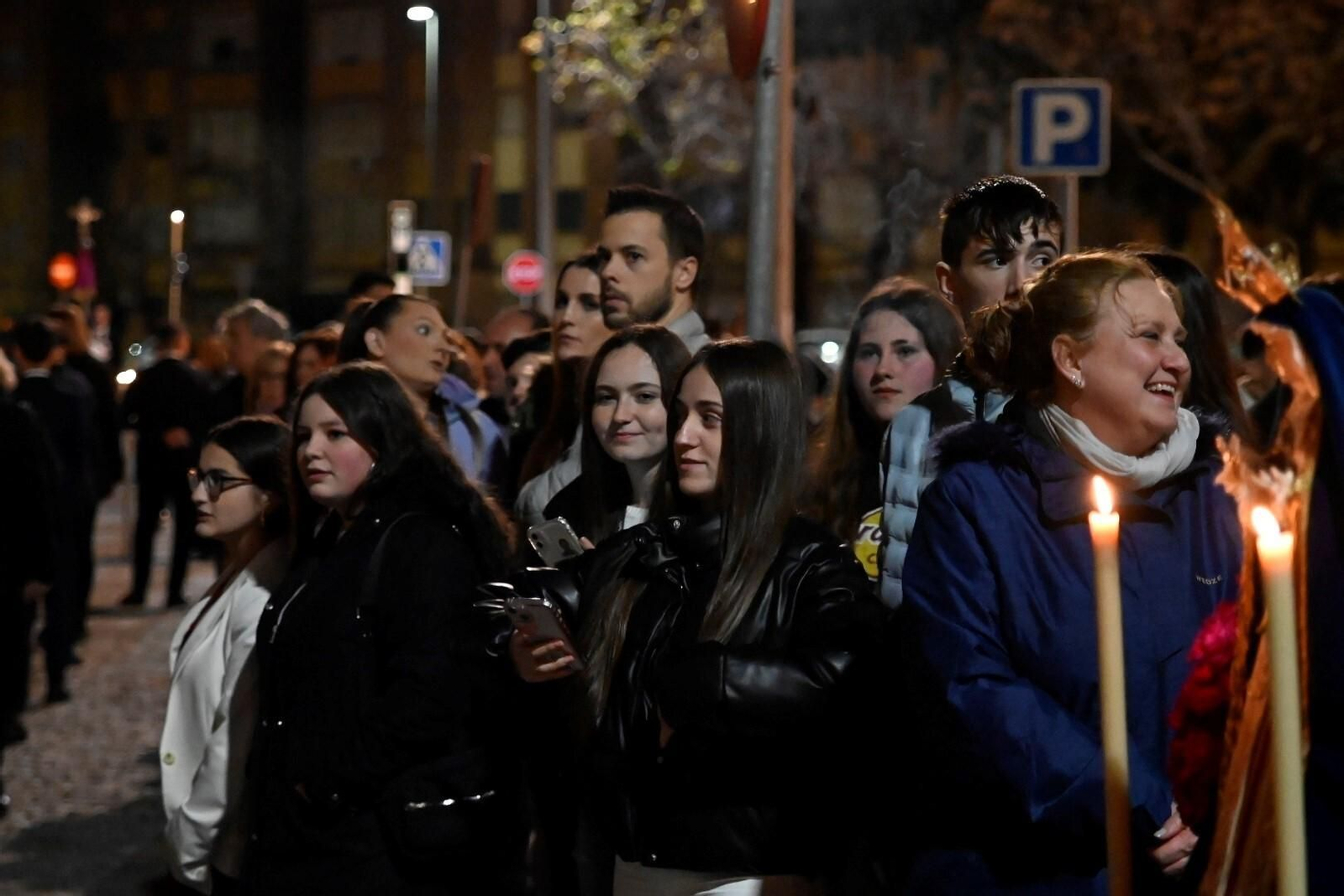 Las imágenes de los vía crucis del primer viernes de Cuaresma en Córdoba