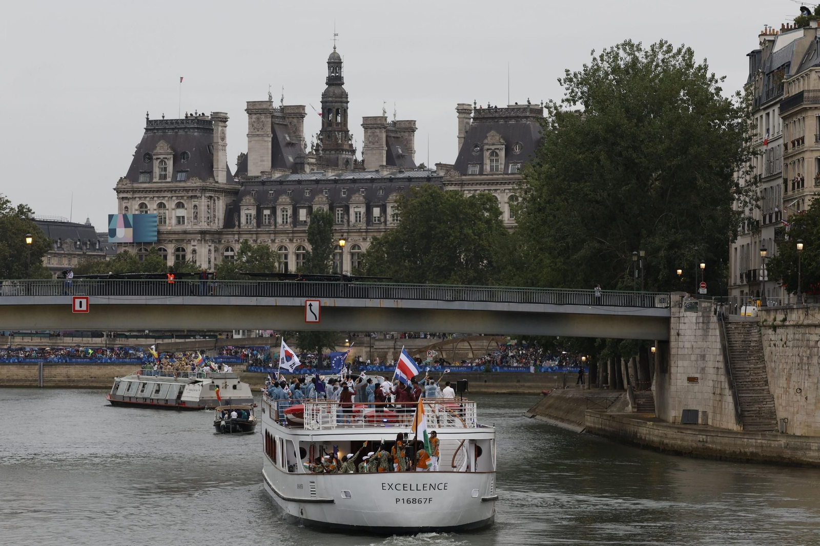 Las fotos de la ceremonia de inauguración de los Juegos Olímpicos de París 2024