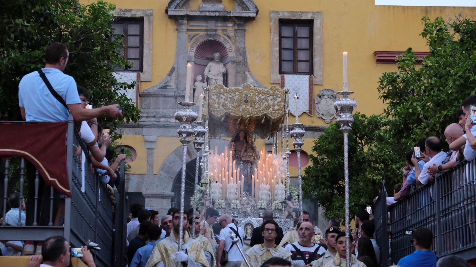 La Virgen del Carmen, durante la procesión del año pasado.