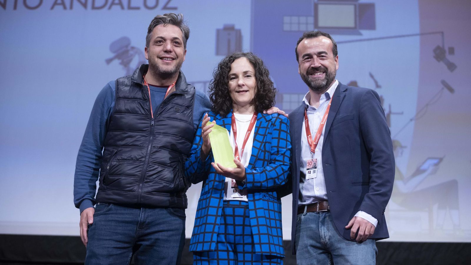 Premio Talento Andaluz para ‘Apuntes para Silvia’, de Paco Ortiz, Ángeles Martínez y Antonio Gómez.
