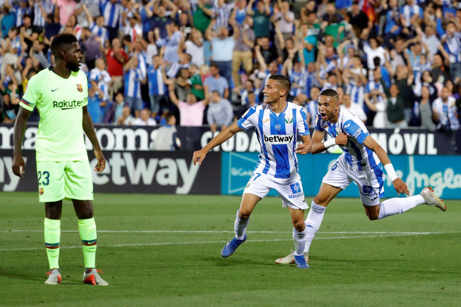 Las imágenes del Leganés-Barcelona