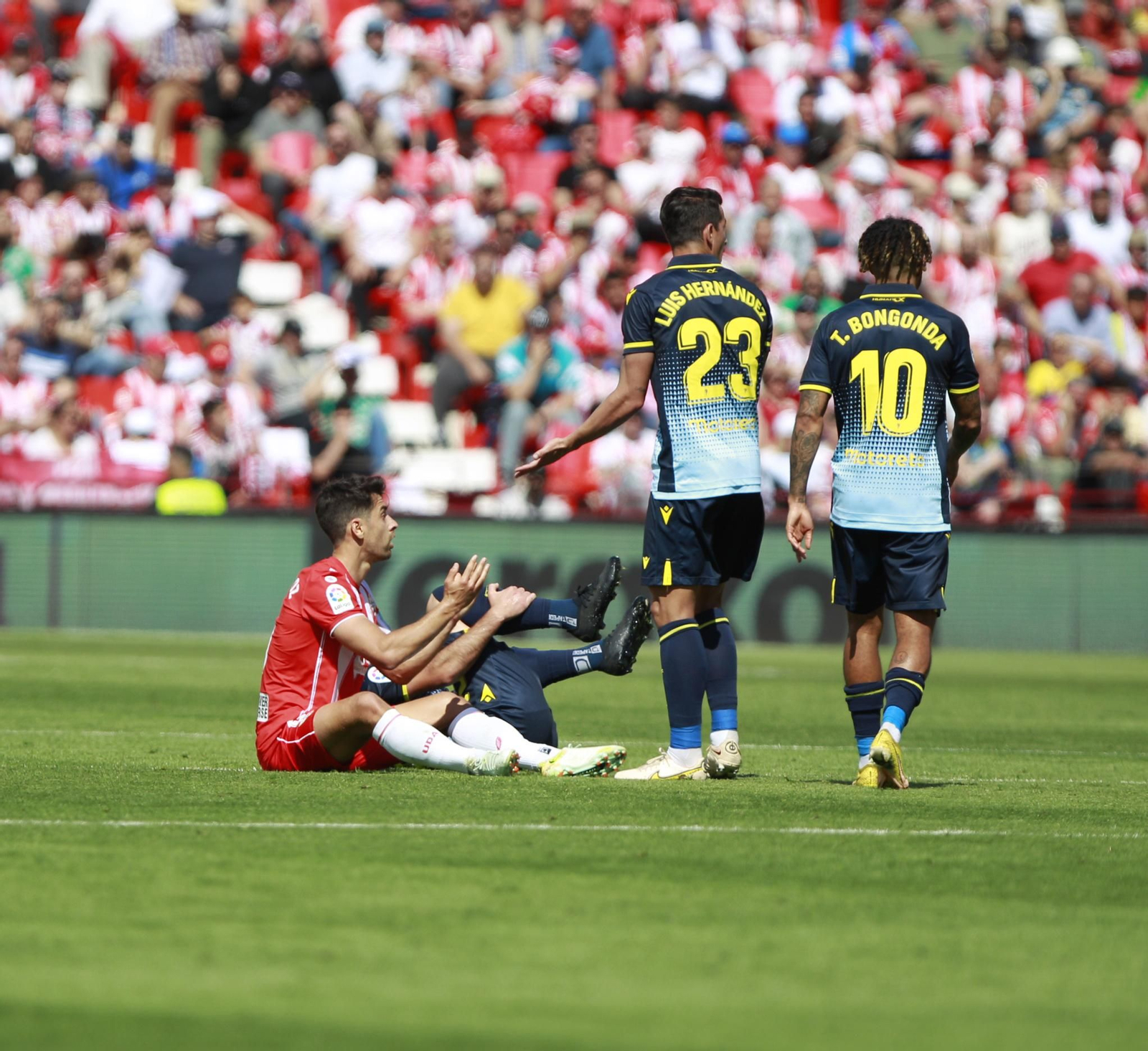 Imágenes del partido de la Liga Santander U.D. Almería-Cádiz C.F.