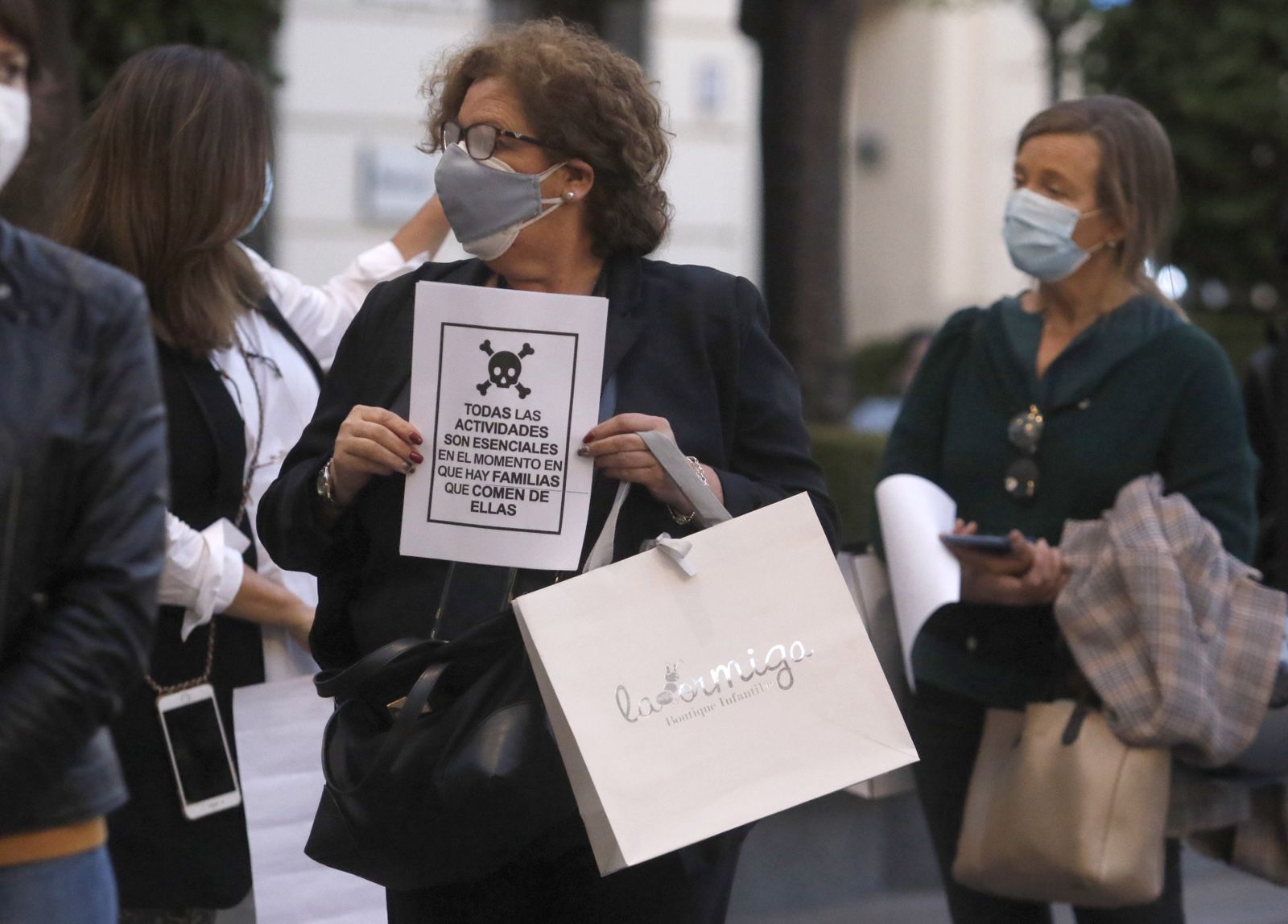 La manifestación de los comerciantes del Centro de Córdoba en fotografías