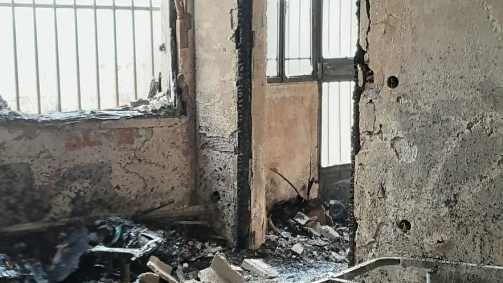 Intervención de los Bomberos de Martos.