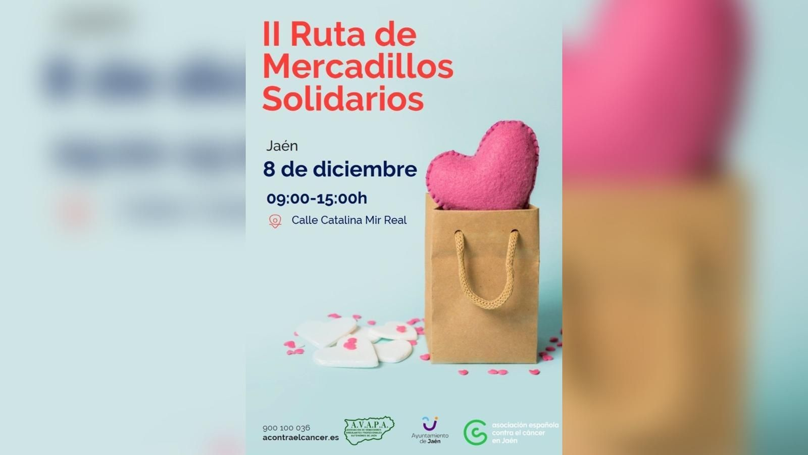 Cartel de la II Ruta de Mercadillos Solidarios.