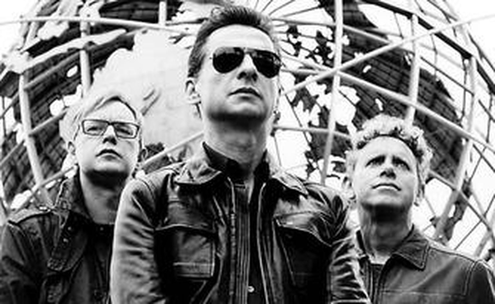 De izquierda a derecha, Andy Fletcher, Dave Gahan y Martin L. Gore: Depeche Mode.