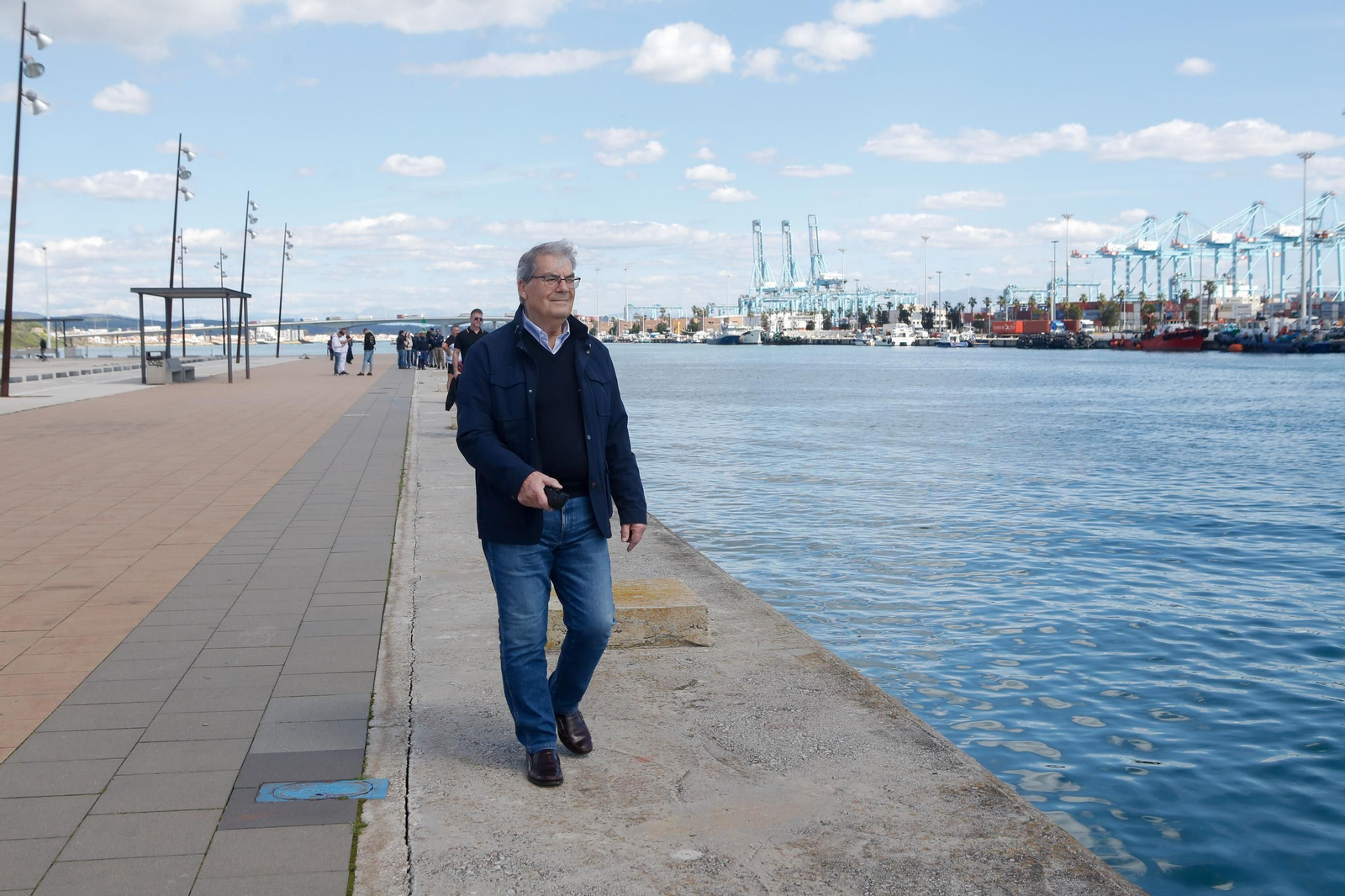 Las fotos de la presentación de la boya de salvamento Usafe en Algeciras