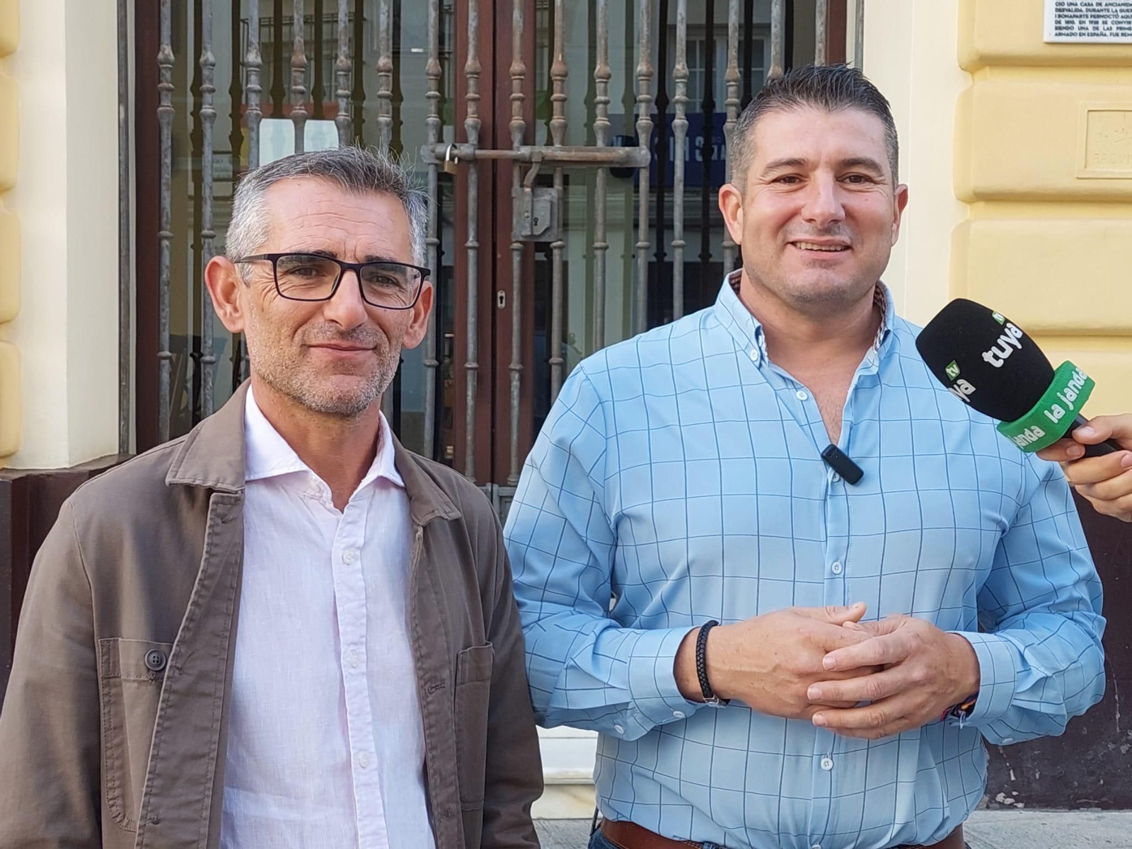 Una imagen de las declaraciones del portavoz de este partido político.