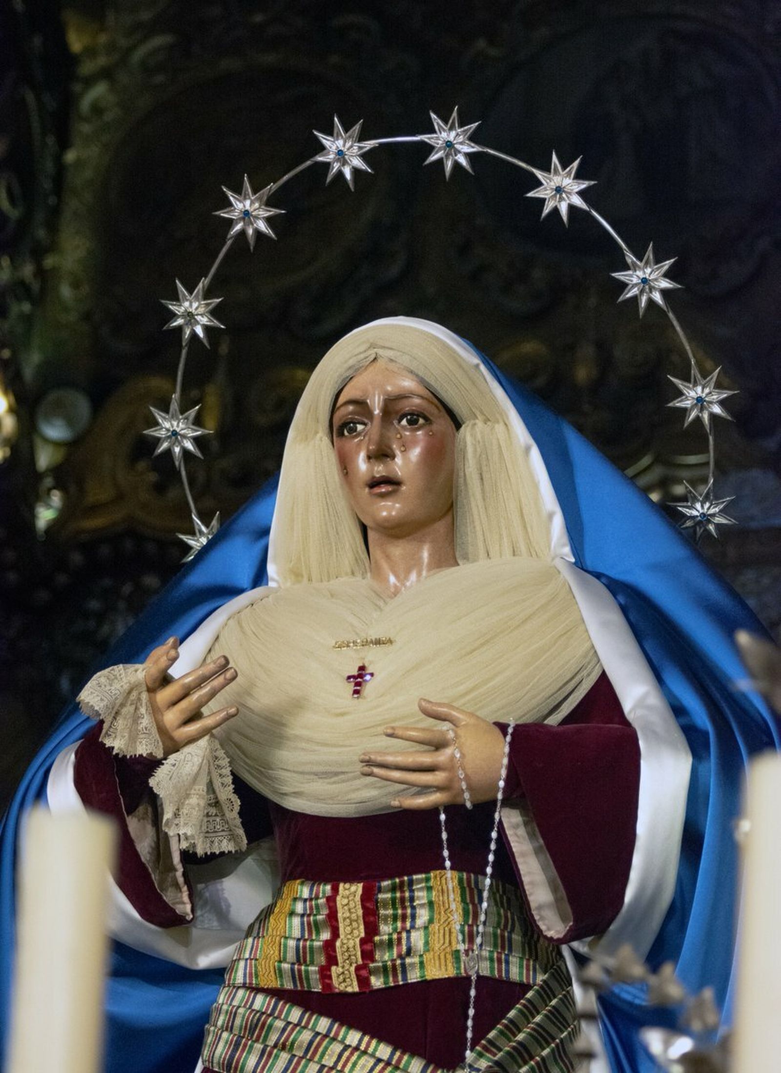 La Esperanza Macarena vestida de hebrea.