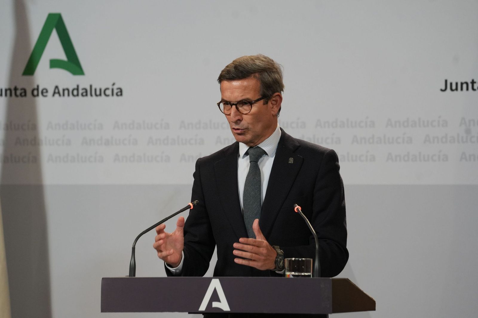 Jorge Paradela, consejero de Industria, tras la reunión del Consejo de Gobierno