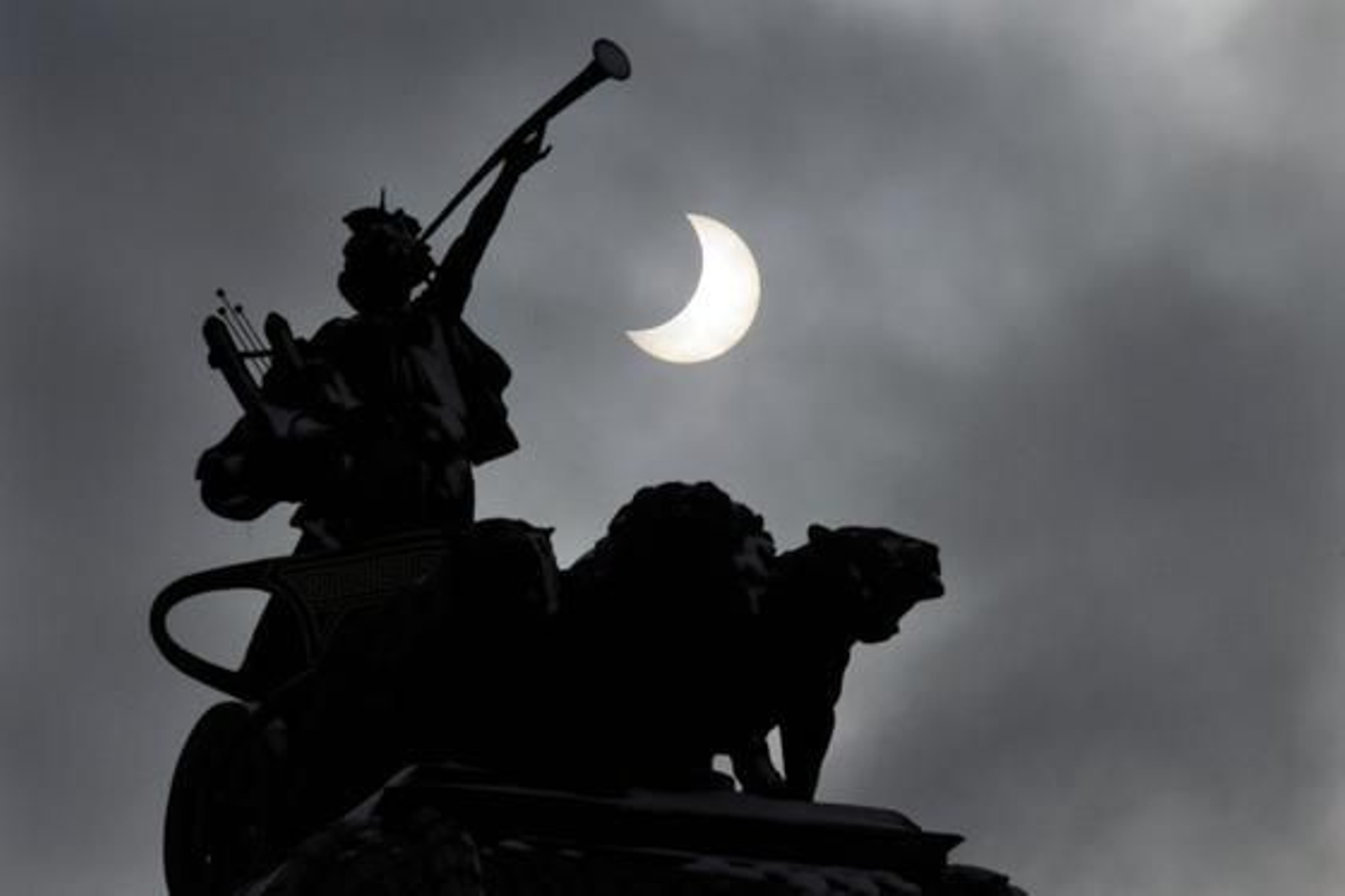 El primer eclipse del año.

Foto: AFP/Reuters