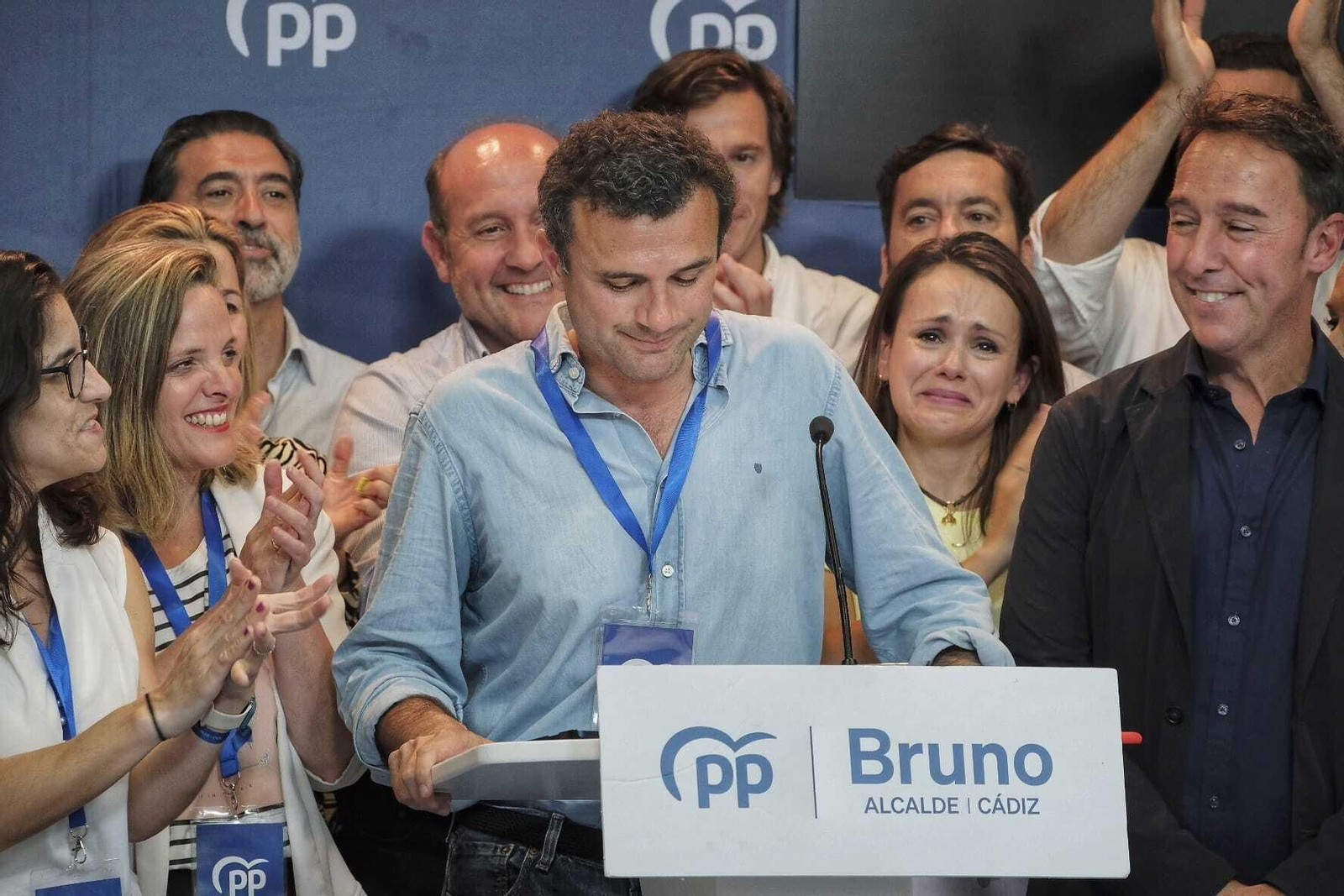 Todas las imágenes de la victoria del PP en Cádiz capital