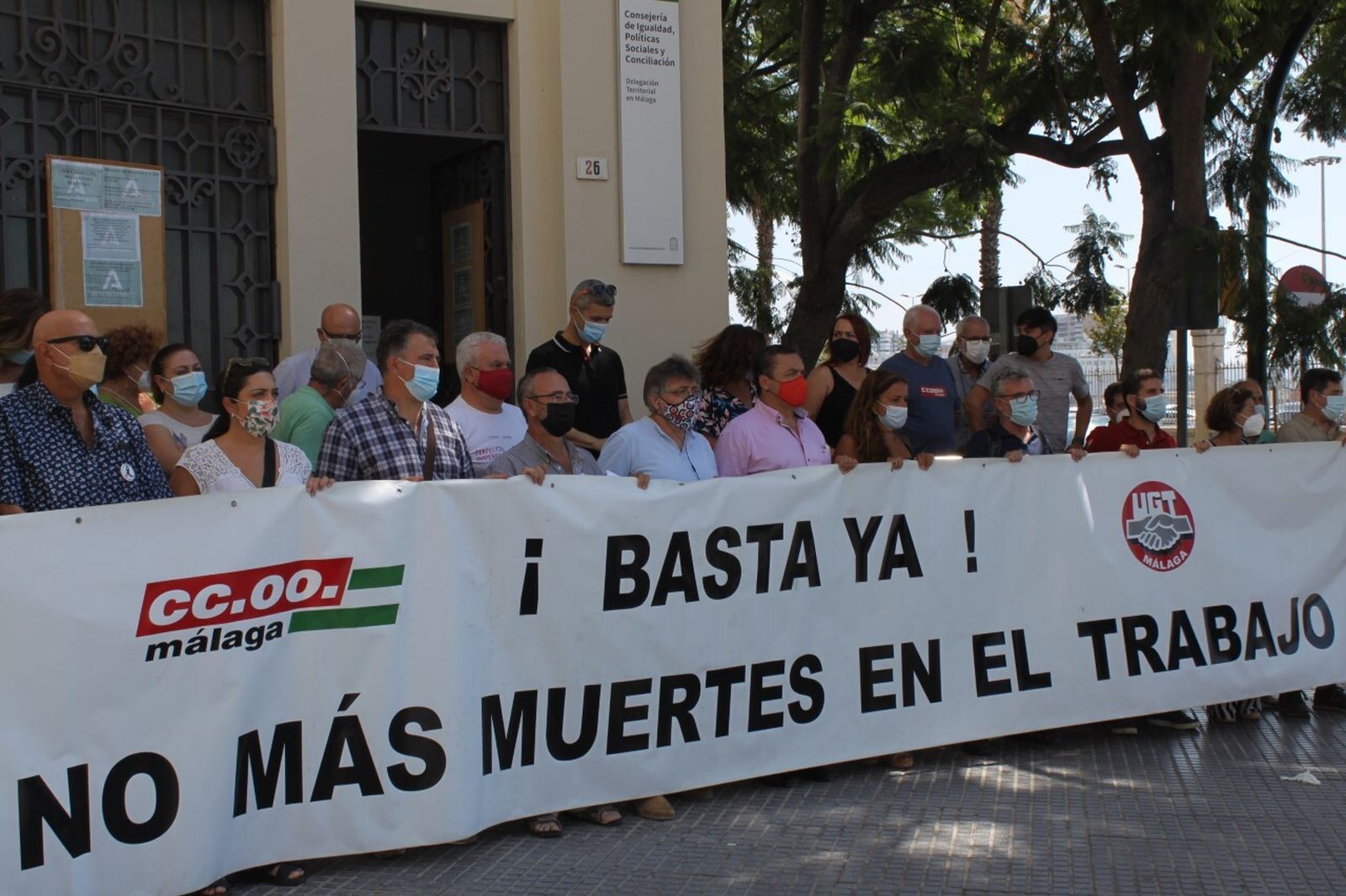 CCOO y UGT se concentran contra el último accidente laboral mortal en ...