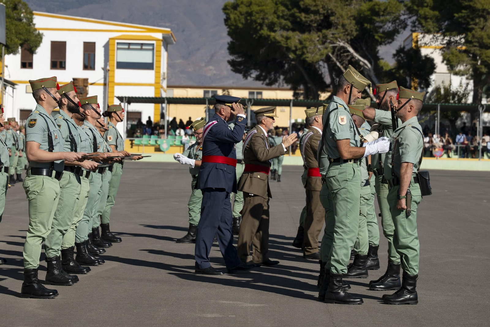 Así conmemora el día de la Inmaculada Concepción la Brigada de la Legión en Almería y despide al contingente que parte a Eslovaquia