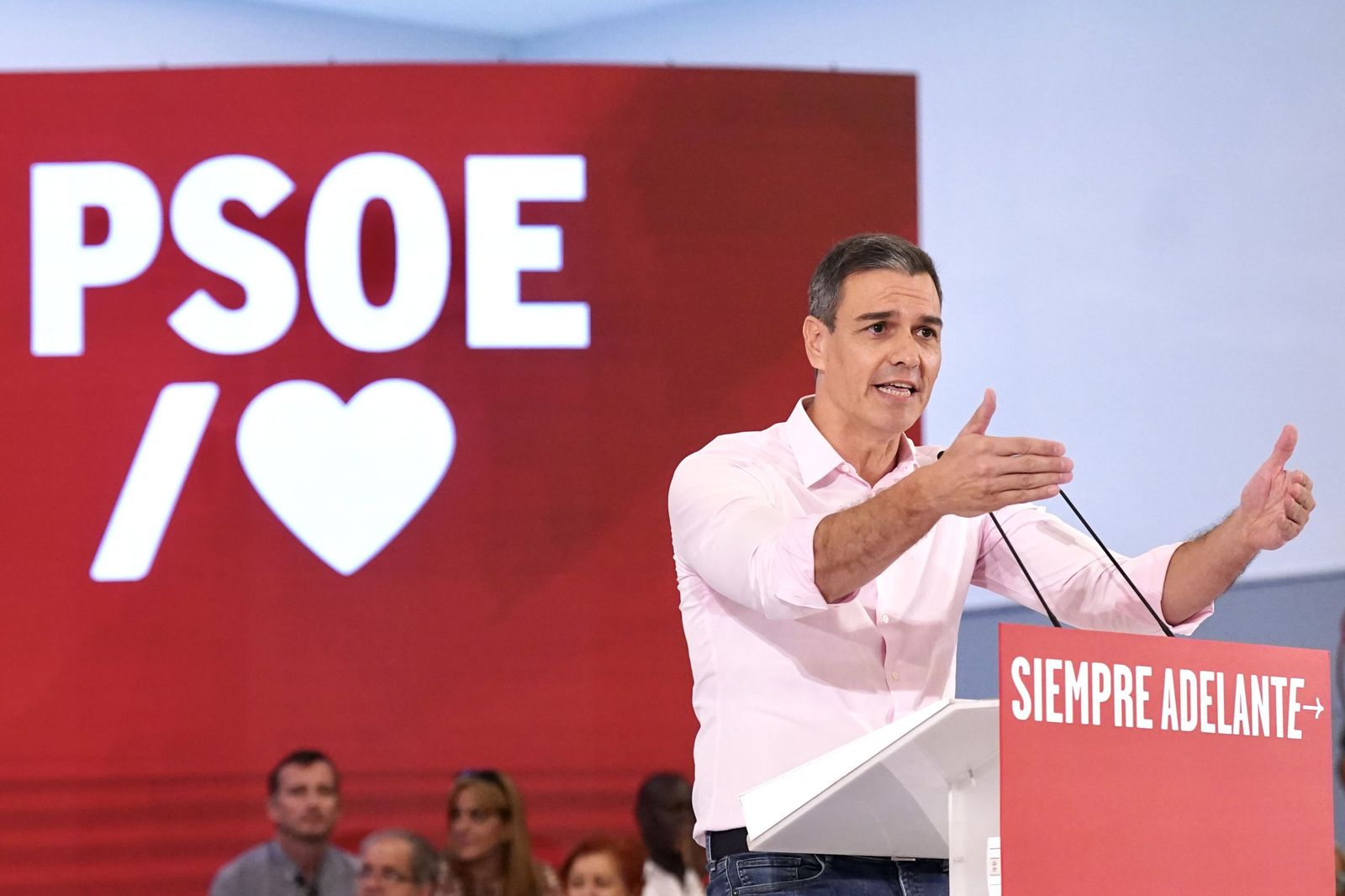 Pedro Sánchez en la inauguración del curso político el 2 de septiembre en Málaga.