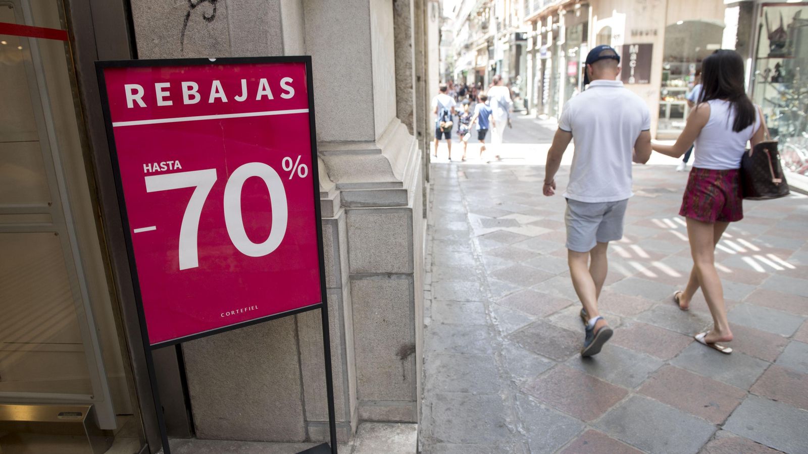 Rebajas de hasta el 70%.