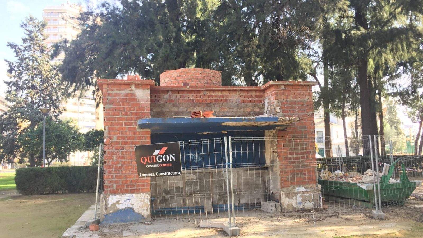 Aspecto que se encuentra tras la intervención ahora paralizada por el Ayuntamiento.