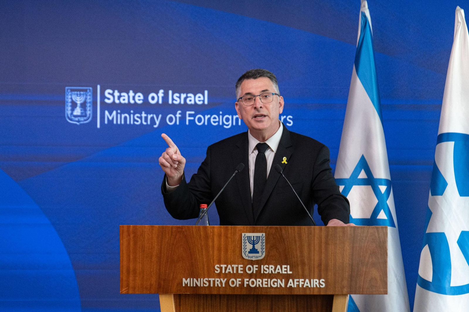 El ministro de Exteriores israelí, Gideon Saar.