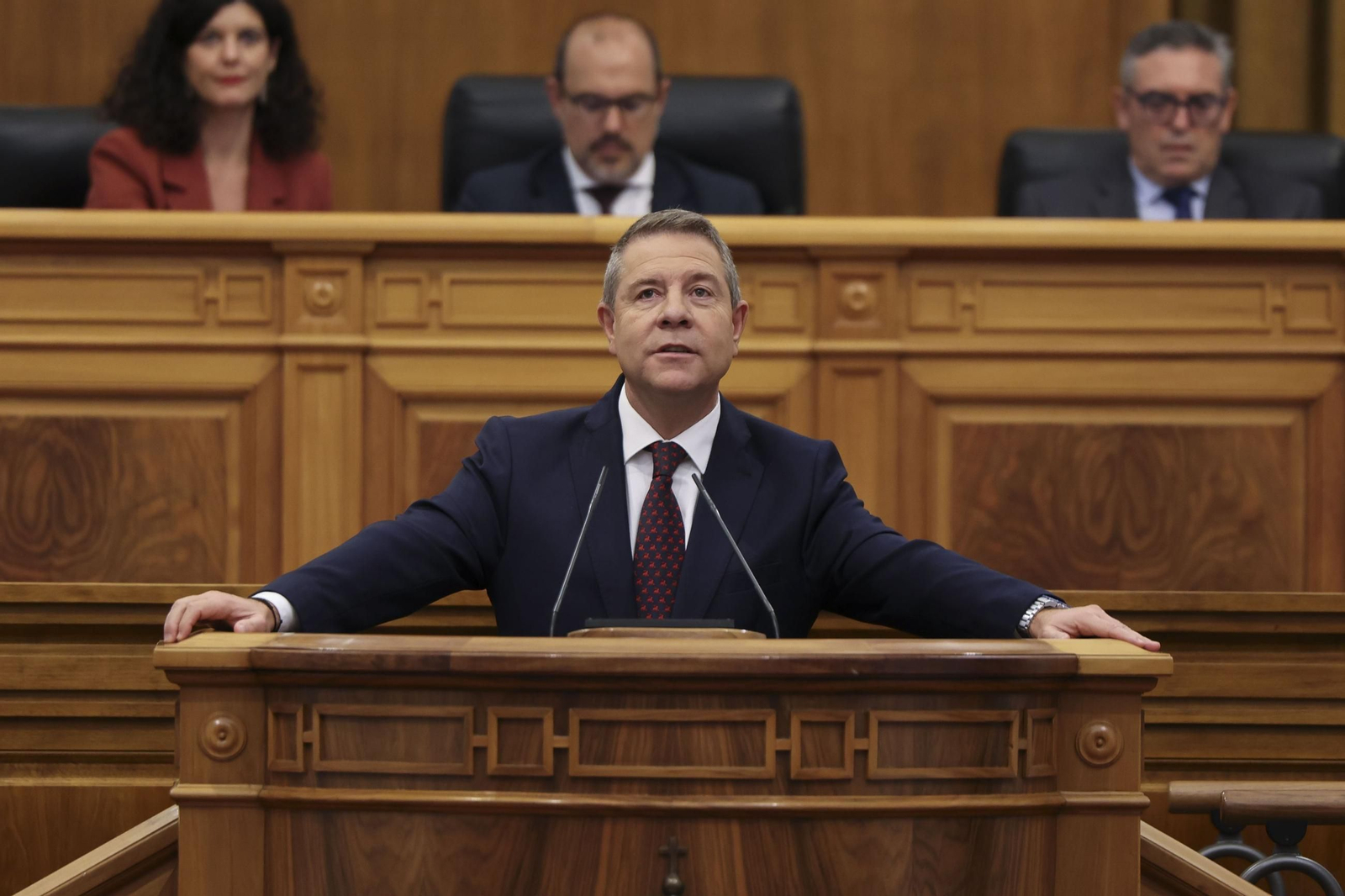 El presidente de Castilla-La Mancha, Emiliano García-Page, este viernes.