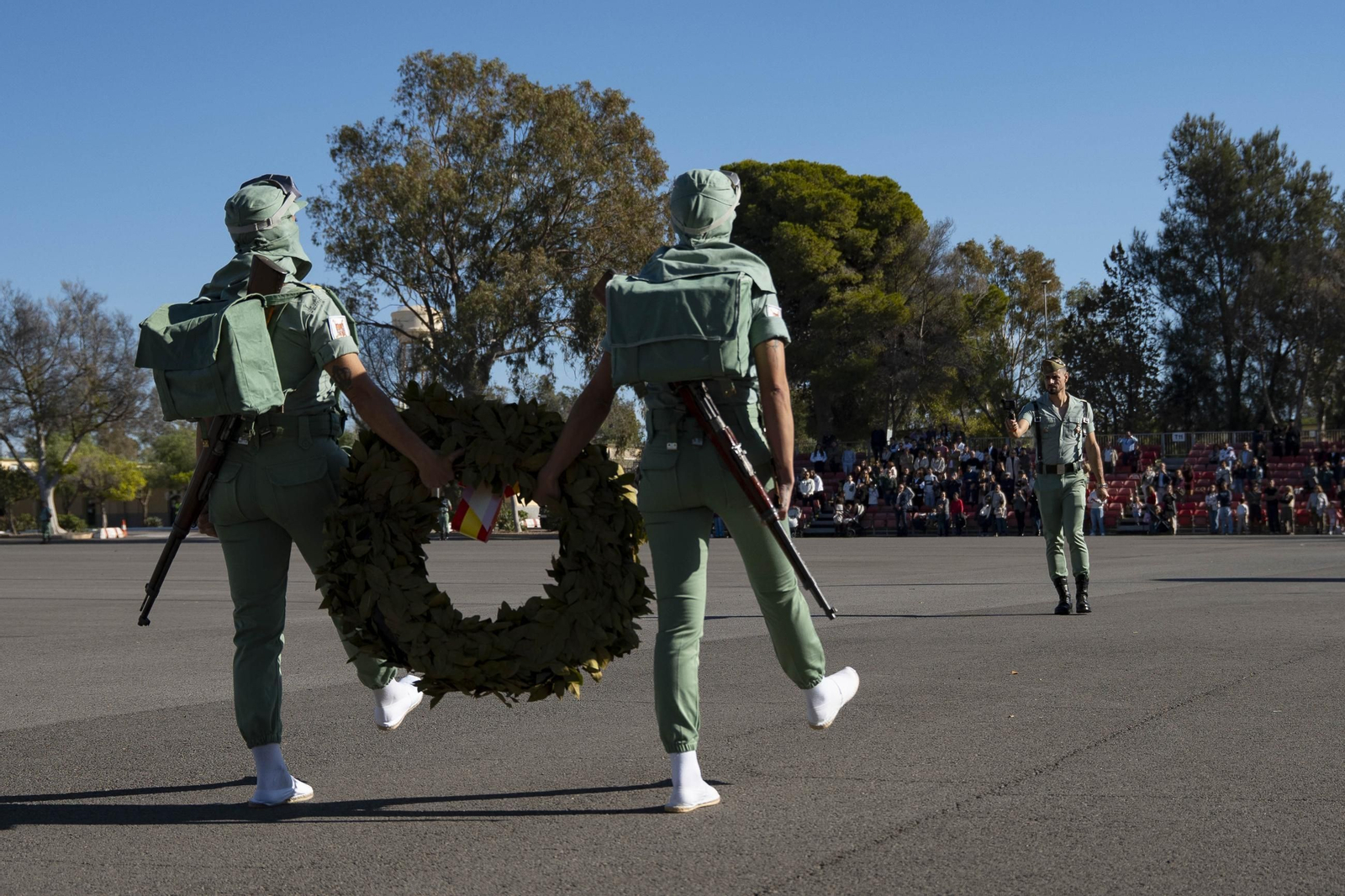 Así conmemora el día de la Inmaculada Concepción la Brigada de la Legión en Almería y despide al contingente que parte a Eslovaquia