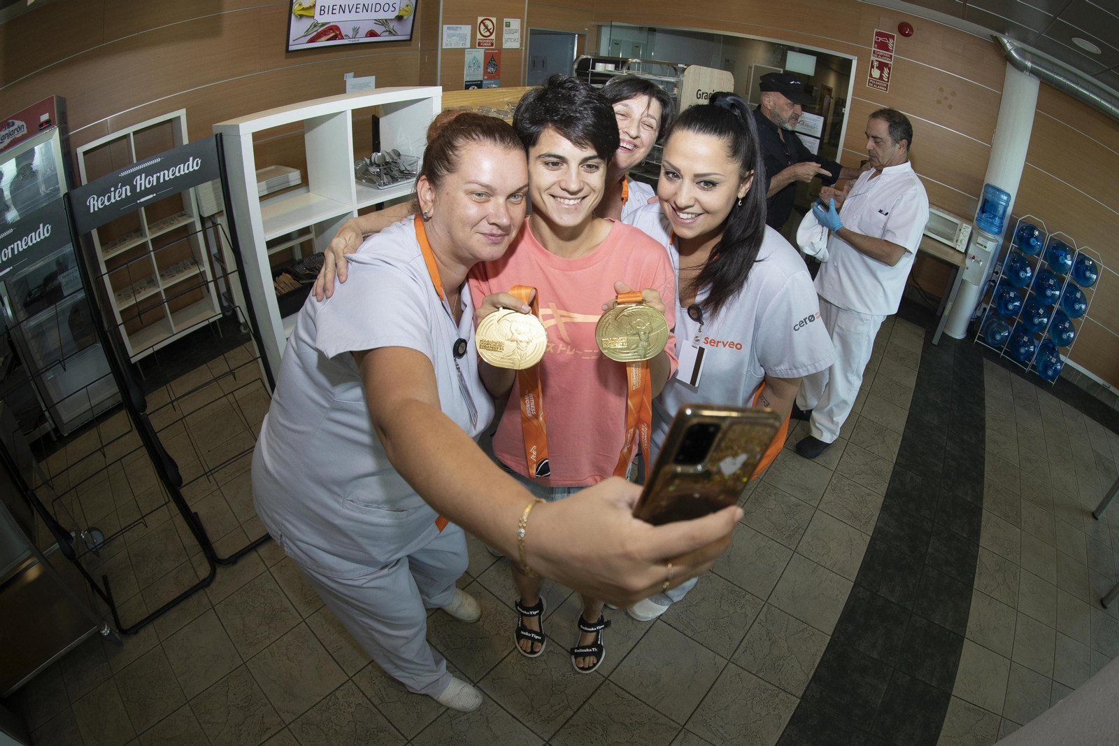 La imágenes de María Pérez en el CAR de Sierra Nevada