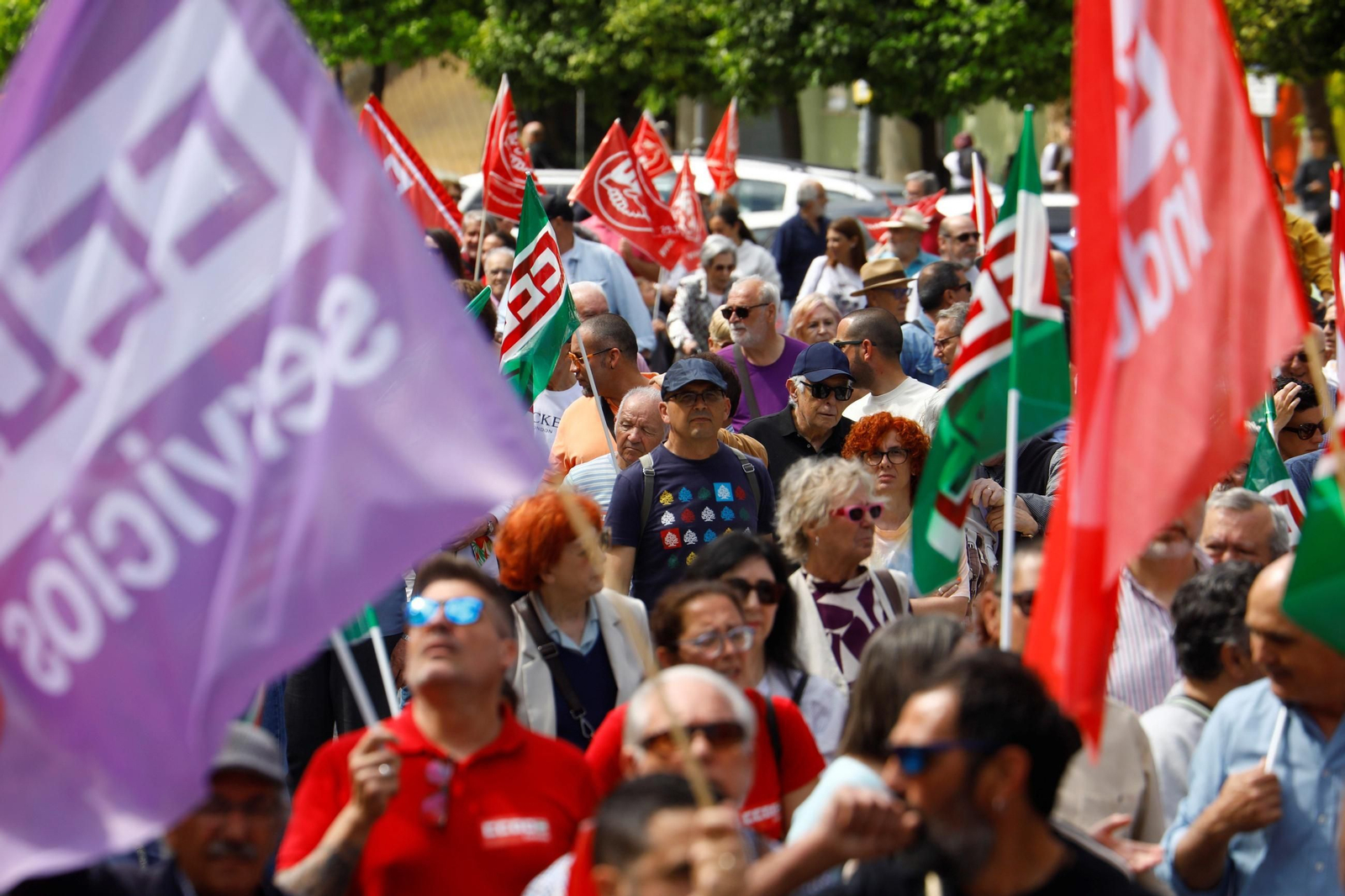 Todas las imágenes de la manifestación del 1 de mayo en Córdoba Todas las imágenes de la manifestación del 1 de mayo en Córdoba