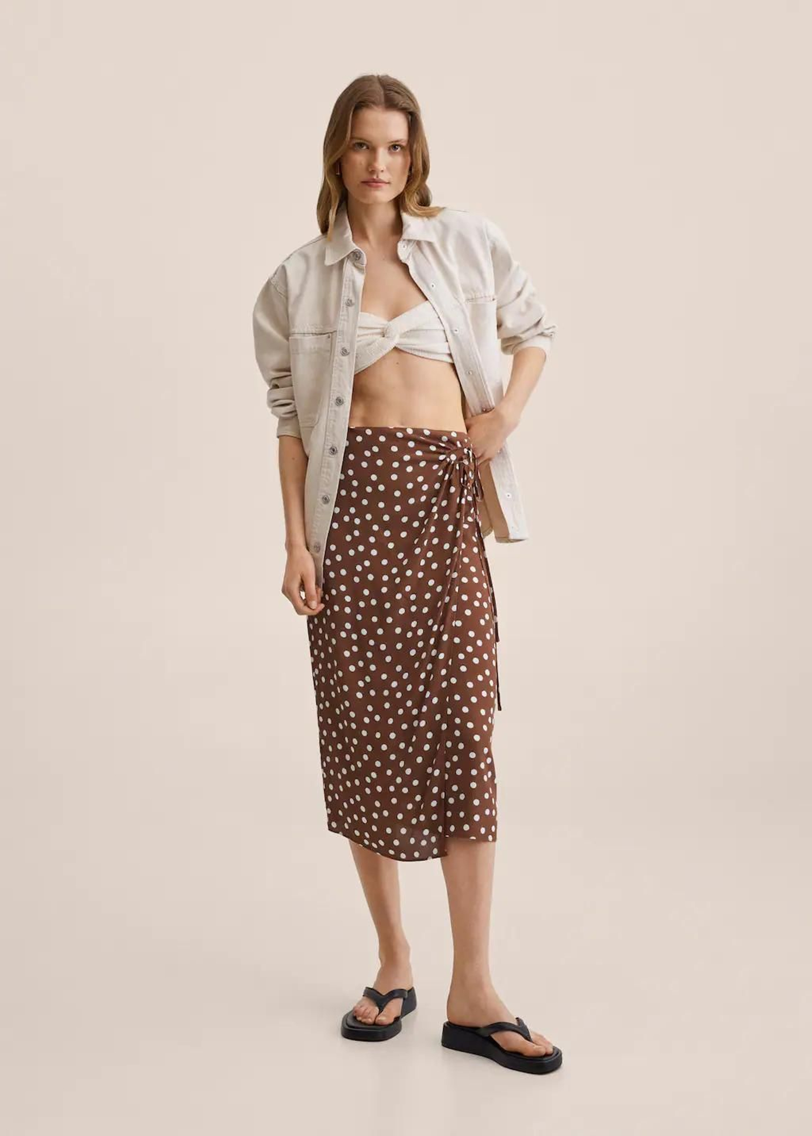 Falda de Mango con estampado Pretty Woman. Falda de Mango con estampado Pretty Woman.