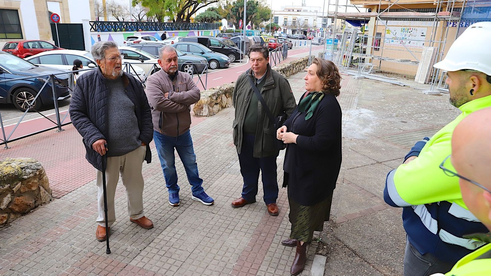 La delegada de Urbanismo, Belén de la Cuadra, durante la visita a Icovesa.
